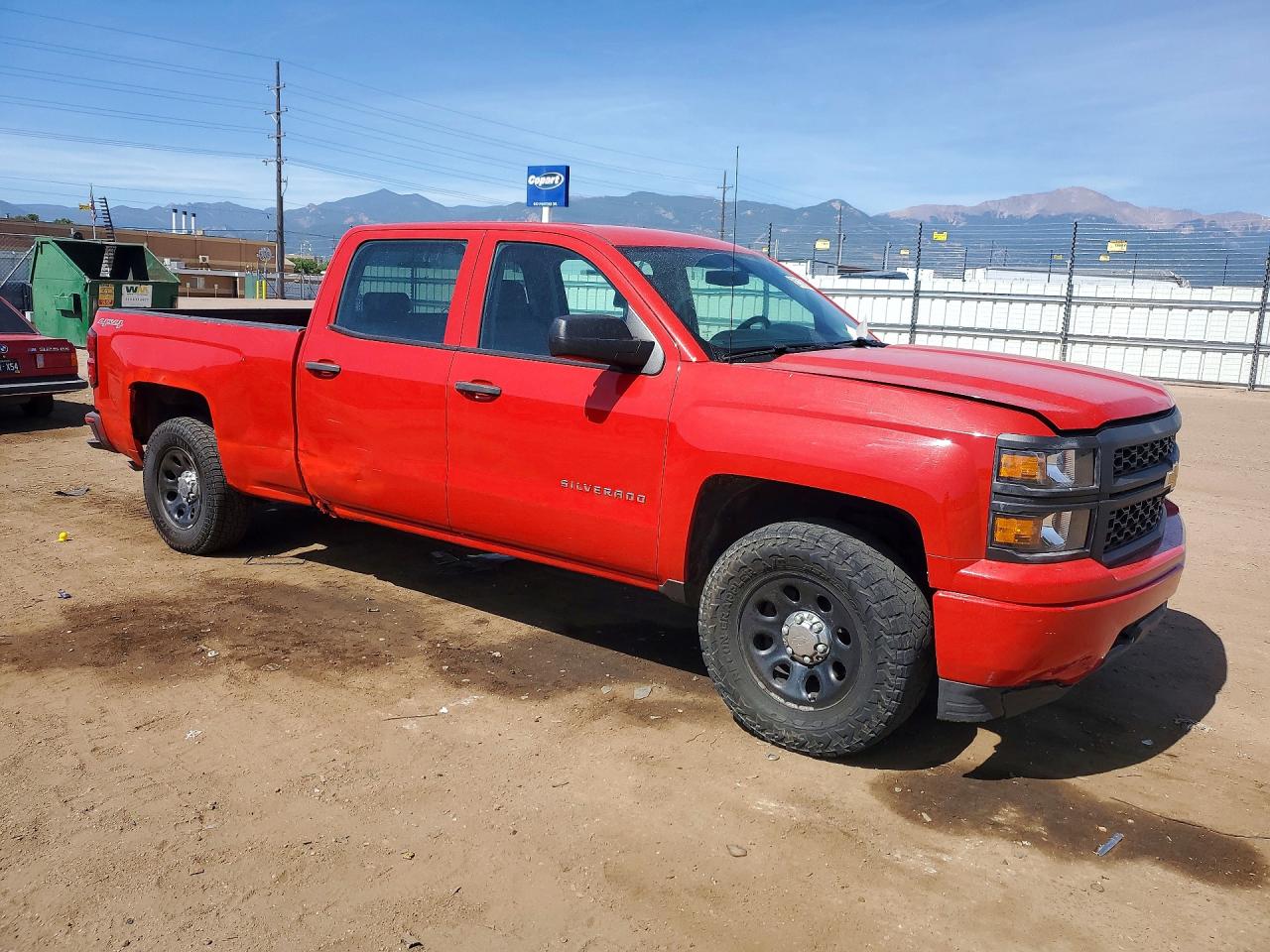 2015 Chevrolet Silverado K1500 Красный vin: 3GCUKPEH5FG448855