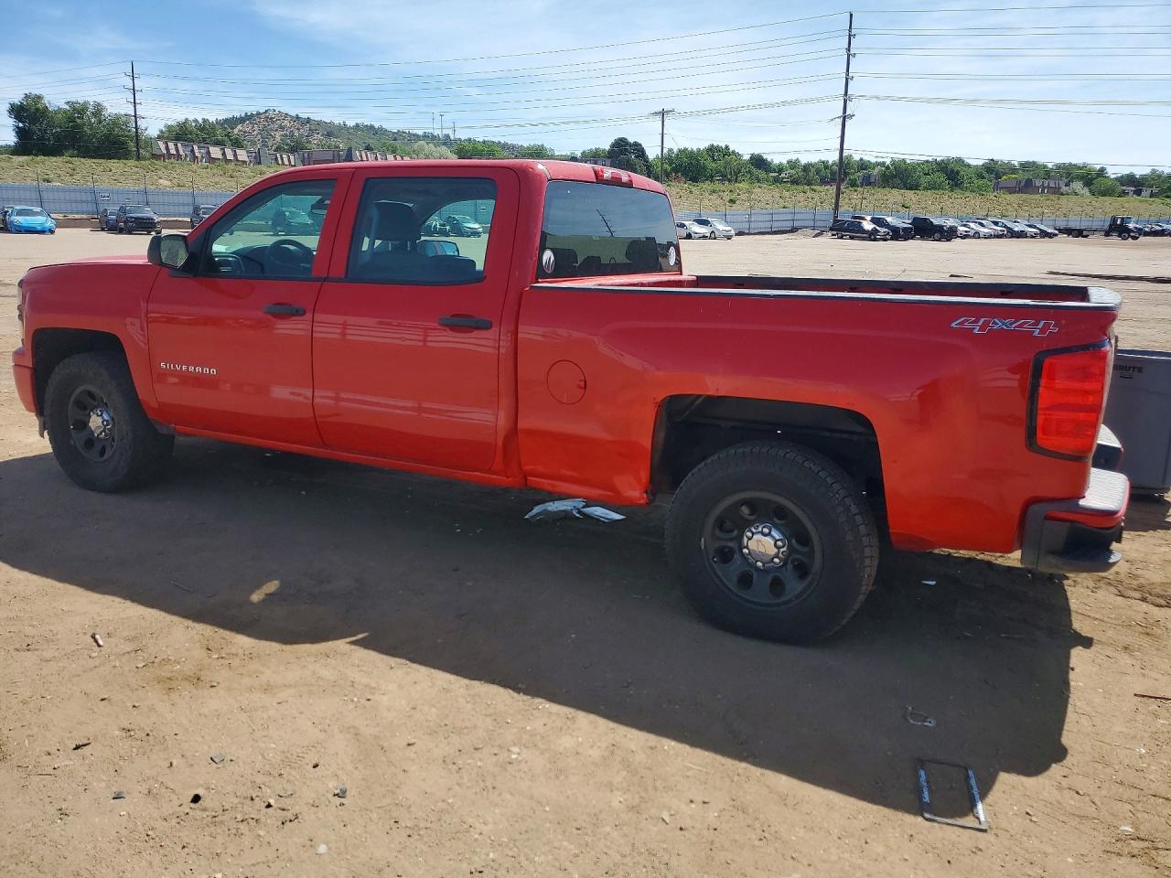 2015 Chevrolet Silverado K1500 Красный vin: 3GCUKPEH5FG448855