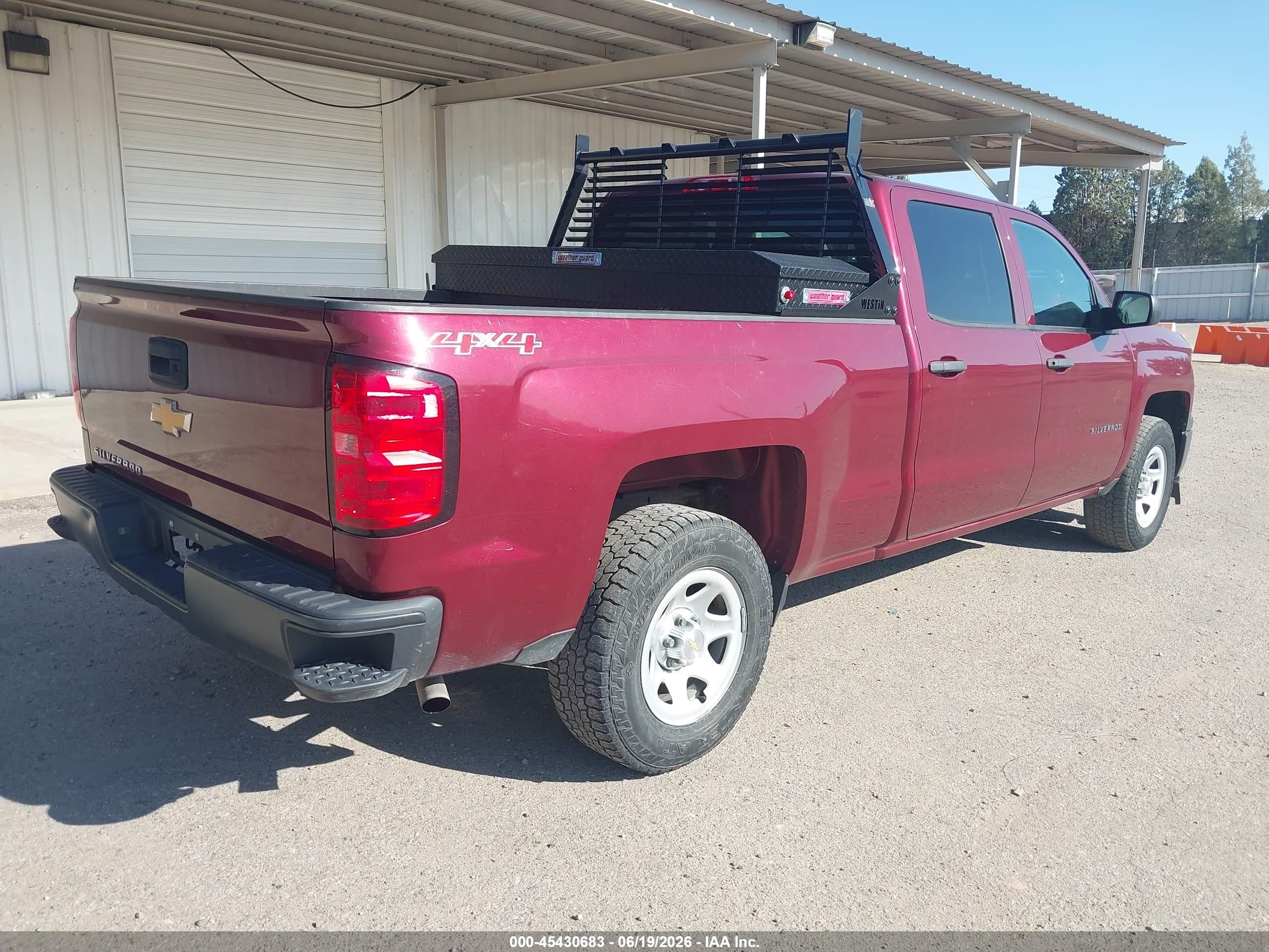 2015 Chevrolet Silverado 1500 Work Truck Burgundy vin: 3GCUKPEH6FG392943