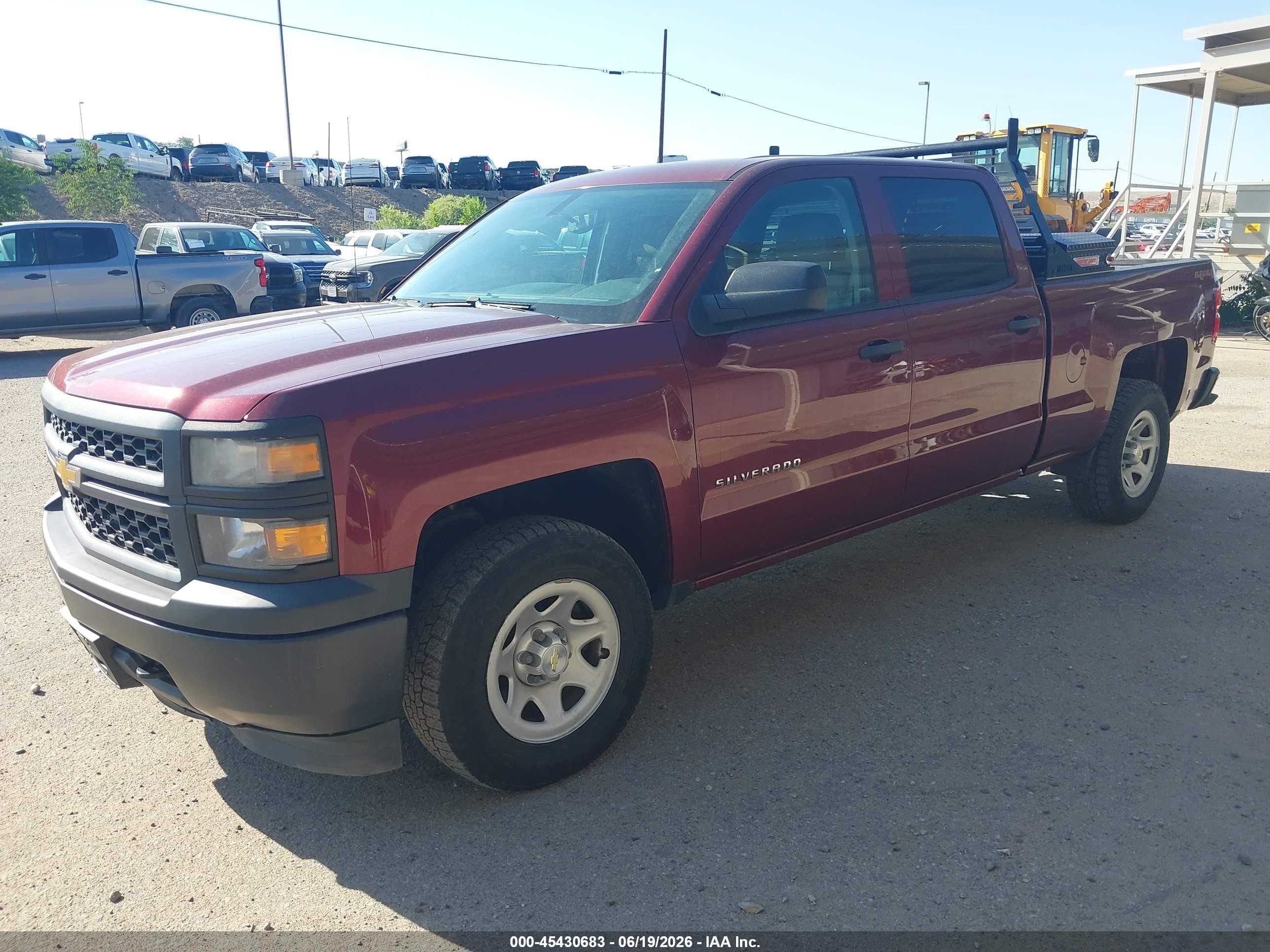 2015 Chevrolet Silverado 1500 Work Truck Burgundy vin: 3GCUKPEH6FG392943