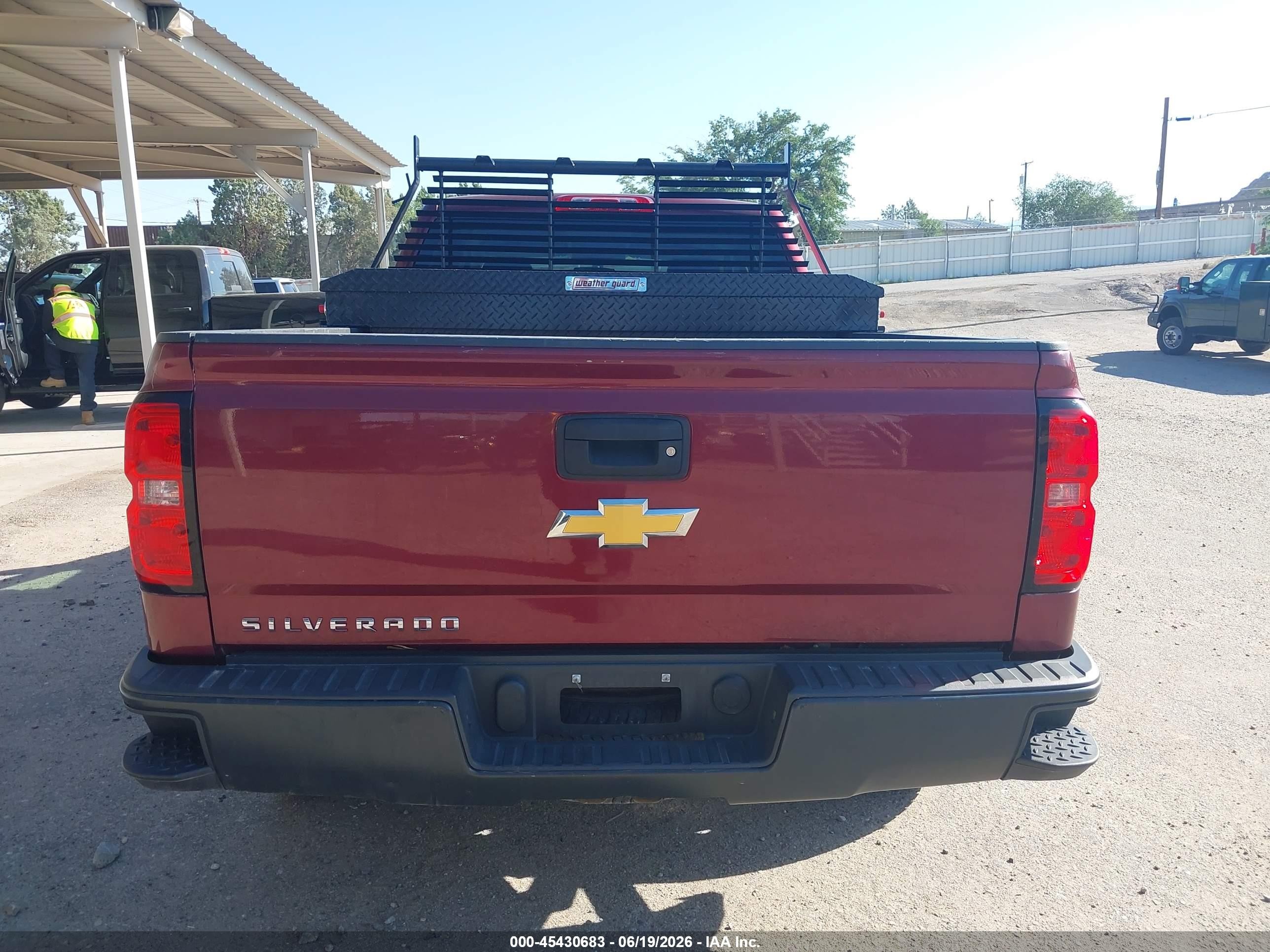 2015 Chevrolet Silverado 1500 Work Truck Burgundy vin: 3GCUKPEH6FG392943