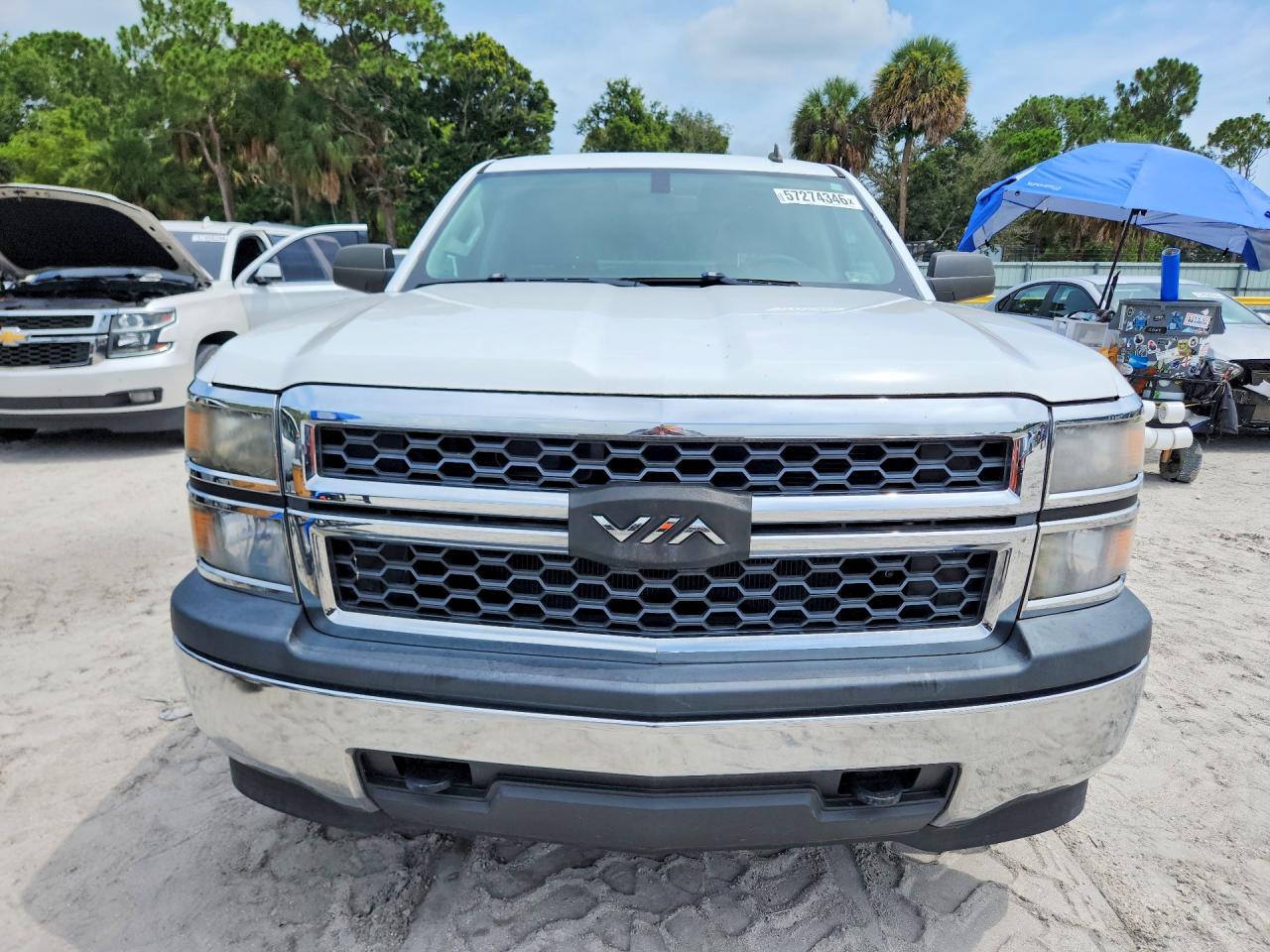 2014 Chevrolet Silverado K1500 Серебряный vin: 3GCUKPEH7EG534764
