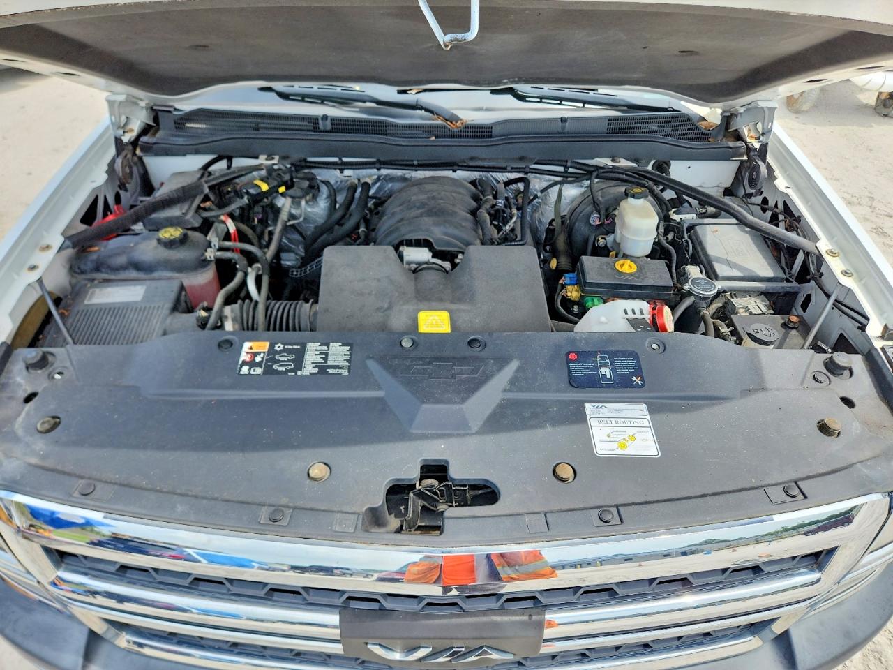 2014 Chevrolet Silverado K1500 Серебряный vin: 3GCUKPEH7EG534764