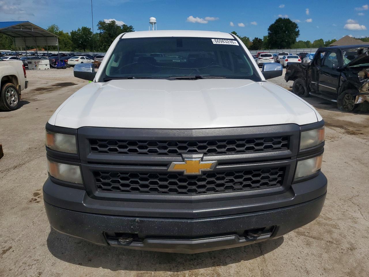 2015 Chevrolet Silverado K1500 White vin: 3GCUKPEH7FG347235