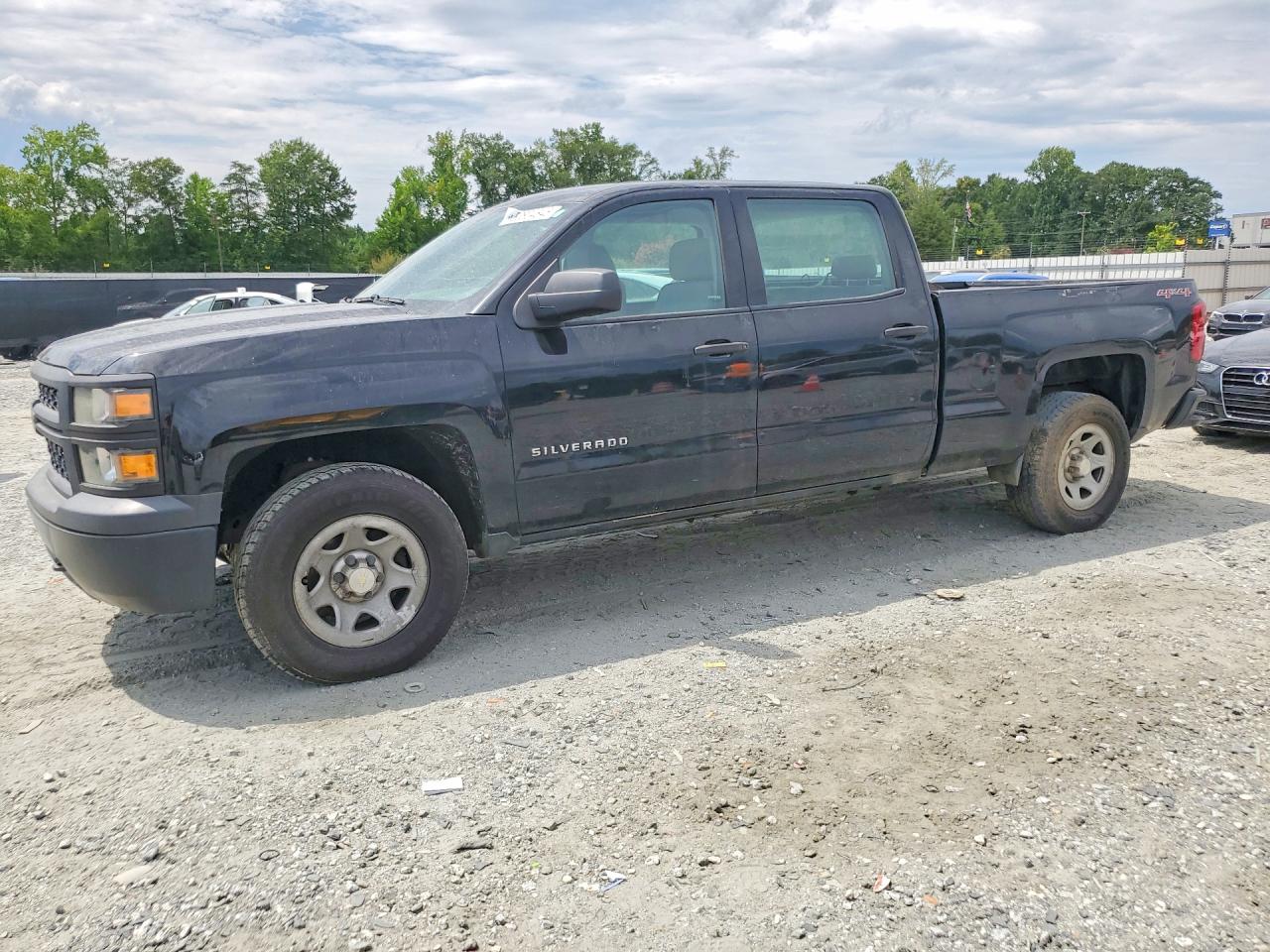 2014 Chevrolet Silverado K1500 Black vin: 3GCUKPEH8EG244758
