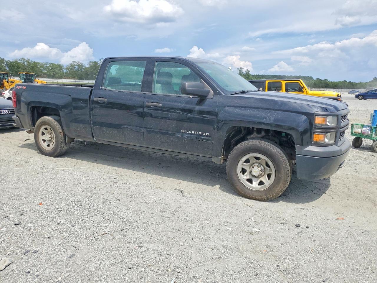 2014 Chevrolet Silverado K1500 Black vin: 3GCUKPEH8EG244758