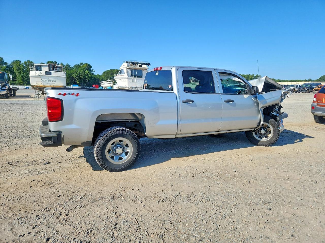 2014 Chevrolet Silverado K1500 Silver vin: 3GCUKPEH9EG399075