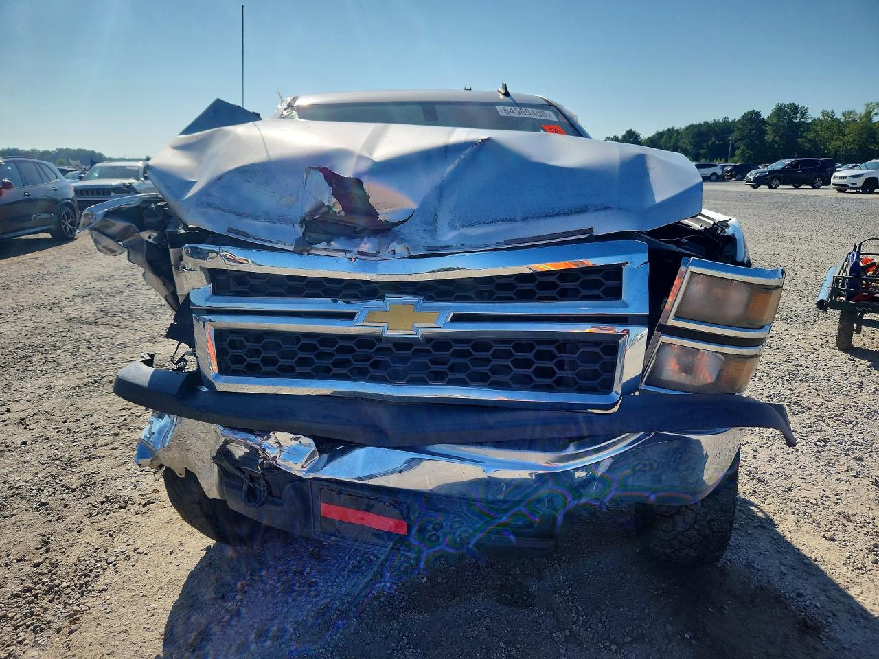 2014 Chevrolet Silverado K1500 Silver vin: 3GCUKPEH9EG399075