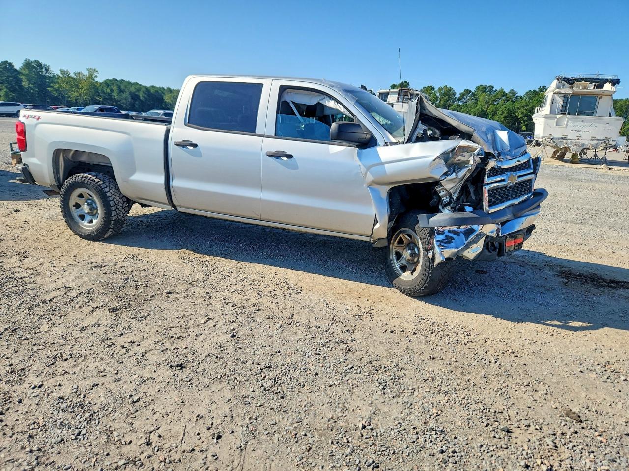 2014 Chevrolet Silverado K1500 Silver vin: 3GCUKPEH9EG399075