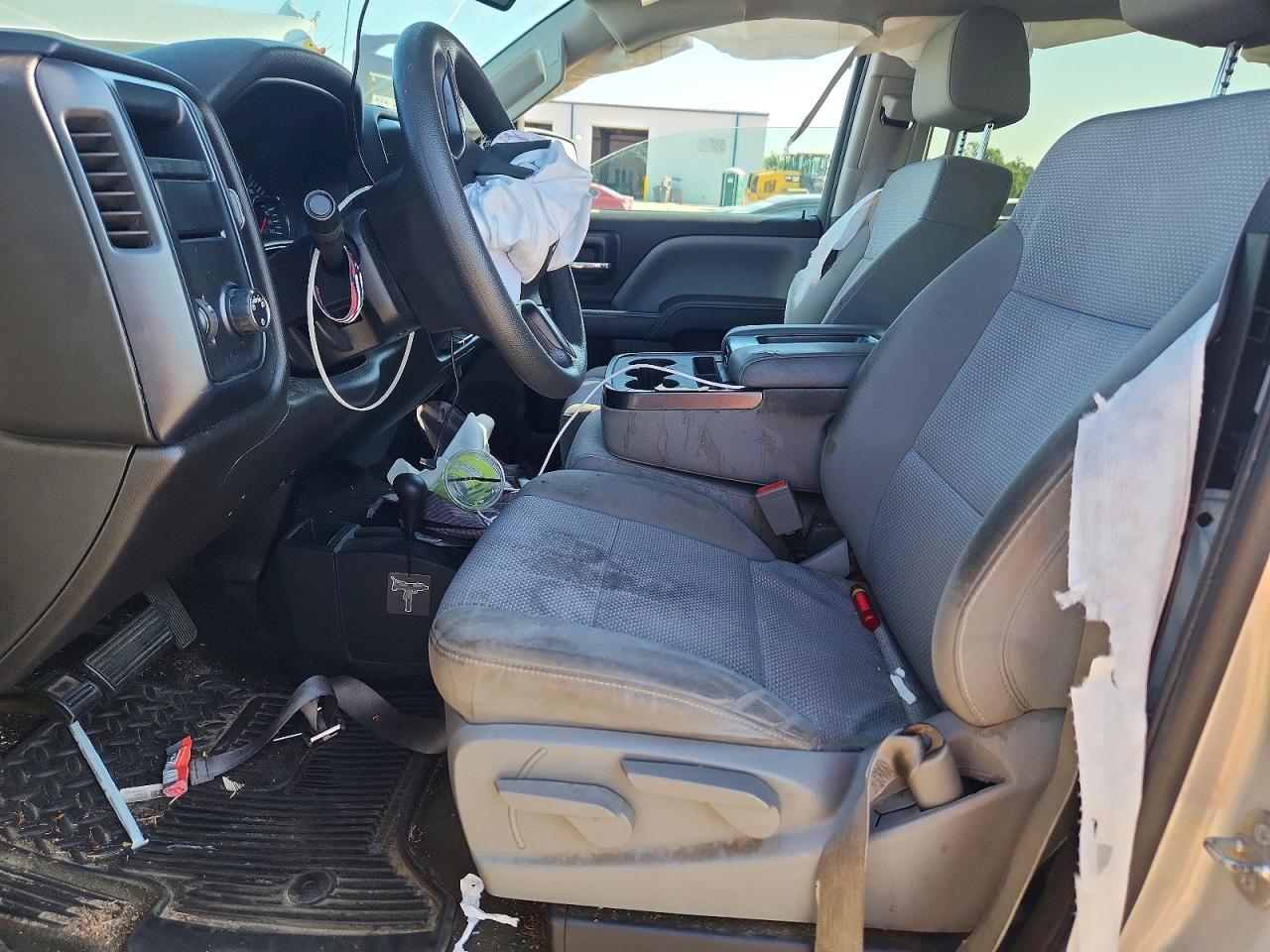 2014 Chevrolet Silverado K1500 Silver vin: 3GCUKPEH9EG399075