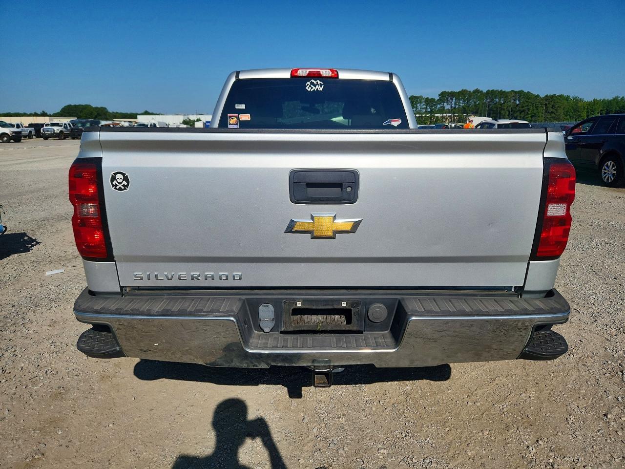 2014 Chevrolet Silverado K1500 Silver vin: 3GCUKPEH9EG399075