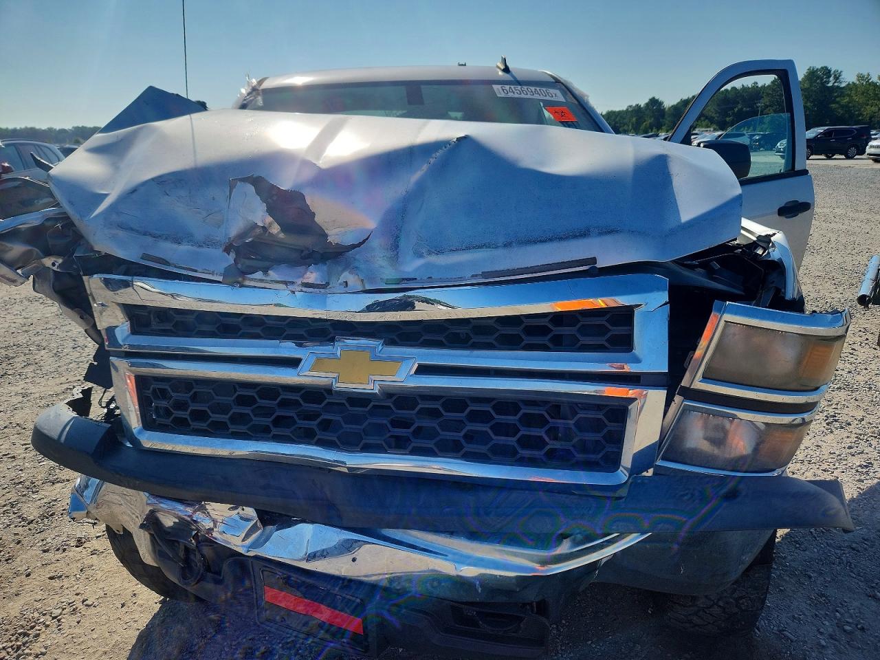 2014 Chevrolet Silverado K1500 Silver vin: 3GCUKPEH9EG399075