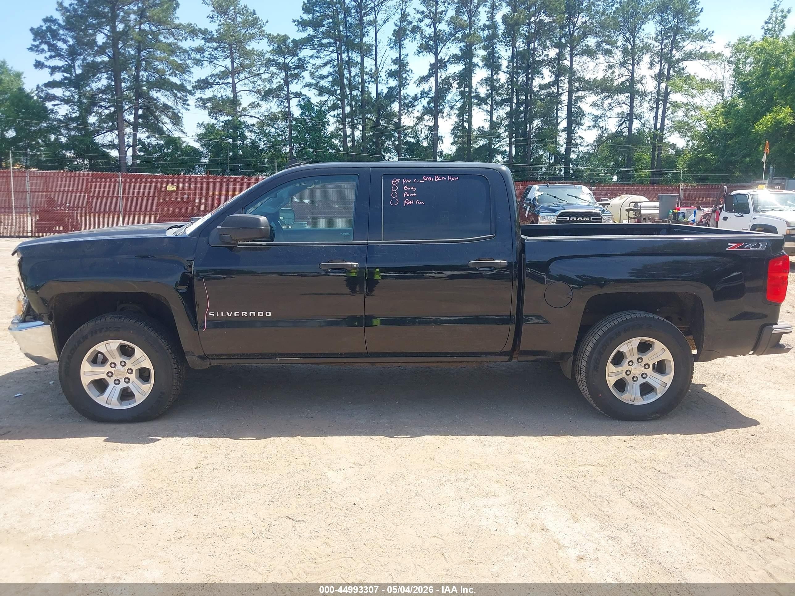 2014 Chevrolet Silverado 1500 2lt Черный vin: 3GCUKREC0EG116174