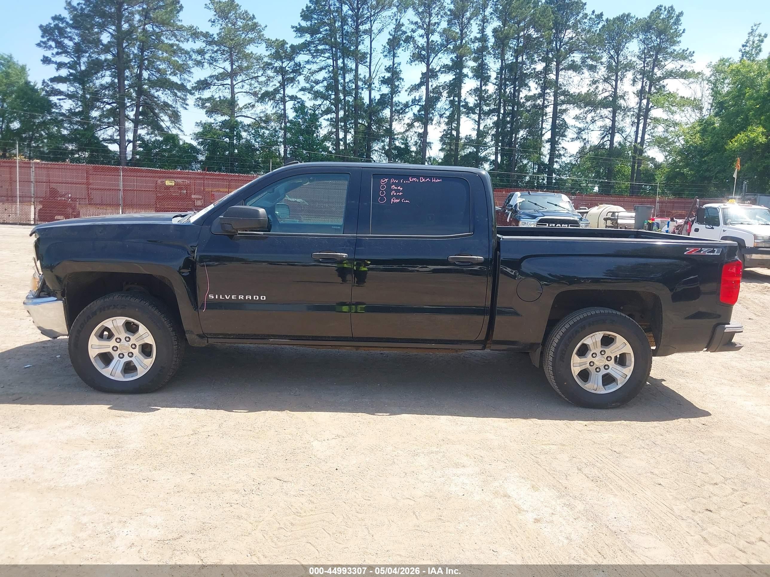 2014 Chevrolet Silverado 1500 2lt Черный vin: 3GCUKREC0EG116174