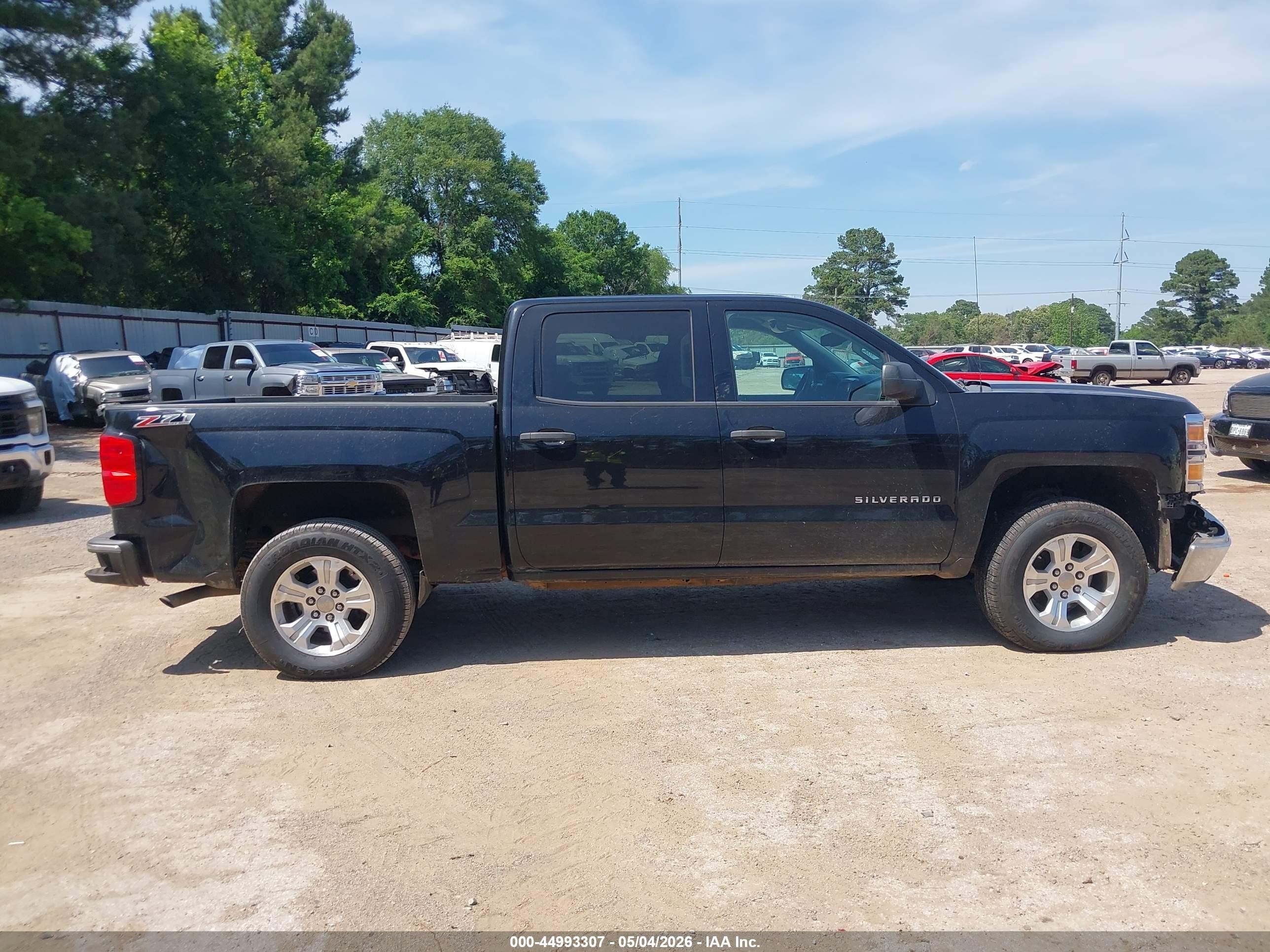 2014 Chevrolet Silverado 1500 2lt Черный vin: 3GCUKREC0EG116174