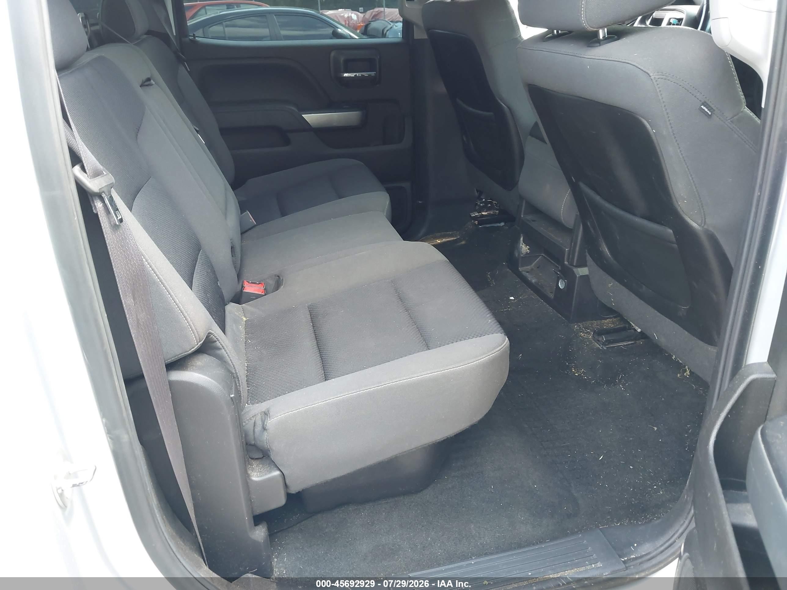 2014 Chevrolet Silverado 1500 Lt Silver vin: 3GCUKREC0EG187147