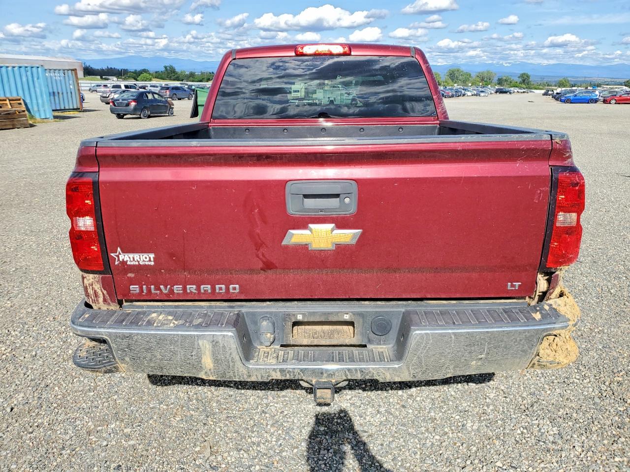 2014 Chevrolet Silverado K1500 Lt Maroon vin: 3GCUKREC0EG200642