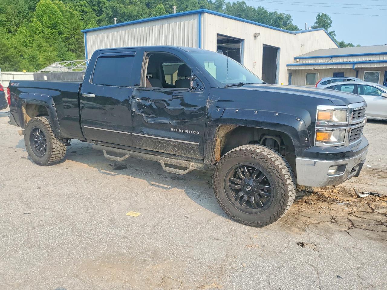 2014 Chevrolet Silverado K1500 Lt Black vin: 3GCUKREC0EG235021