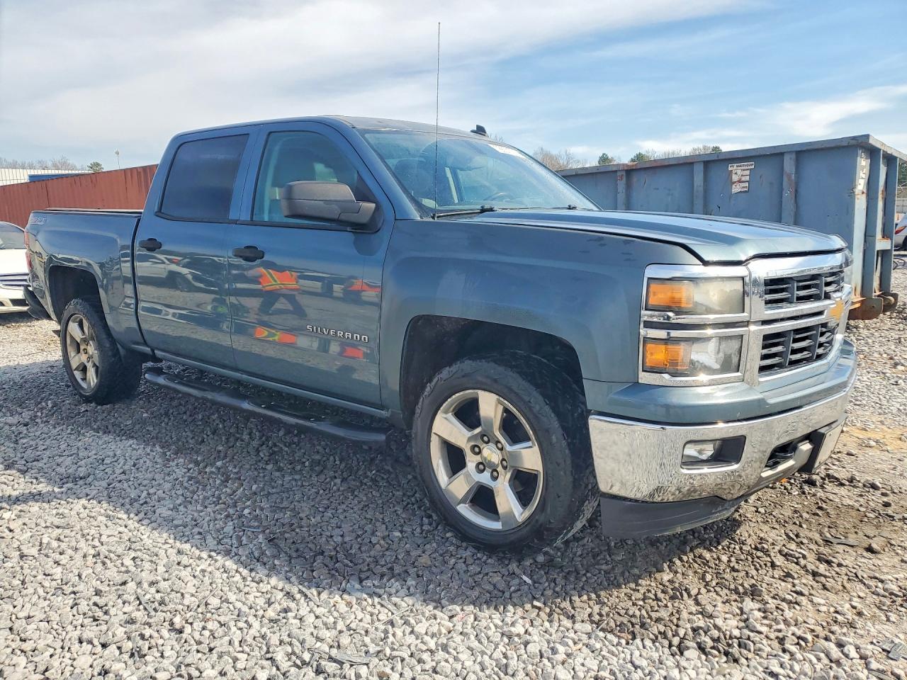 2014 Chevrolet Silverado K1500 Lt Blue vin: 3GCUKREC0EG251042