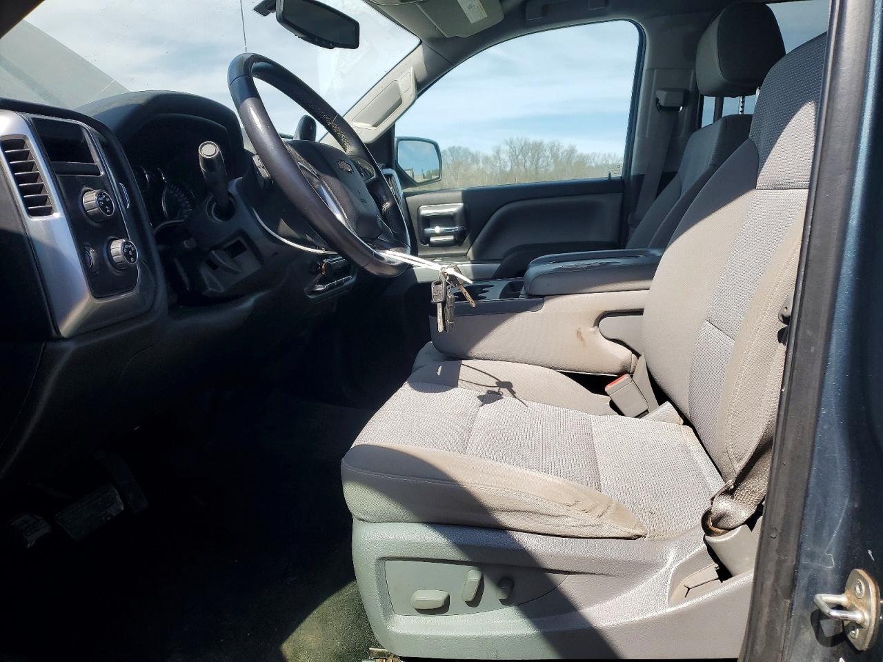 2014 Chevrolet Silverado K1500 Lt Blue vin: 3GCUKREC0EG251042