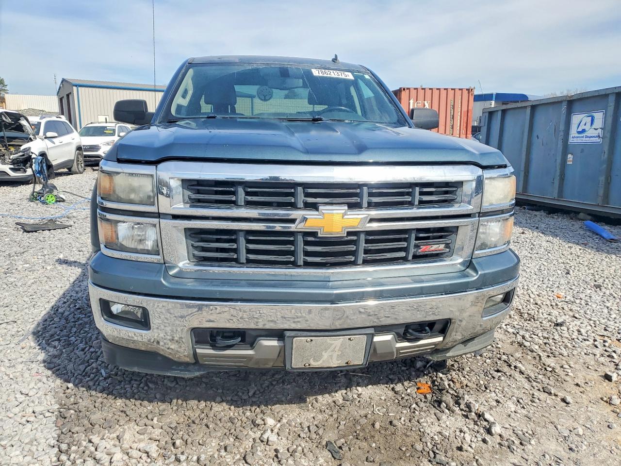 2014 Chevrolet Silverado K1500 Lt Blue vin: 3GCUKREC0EG251042