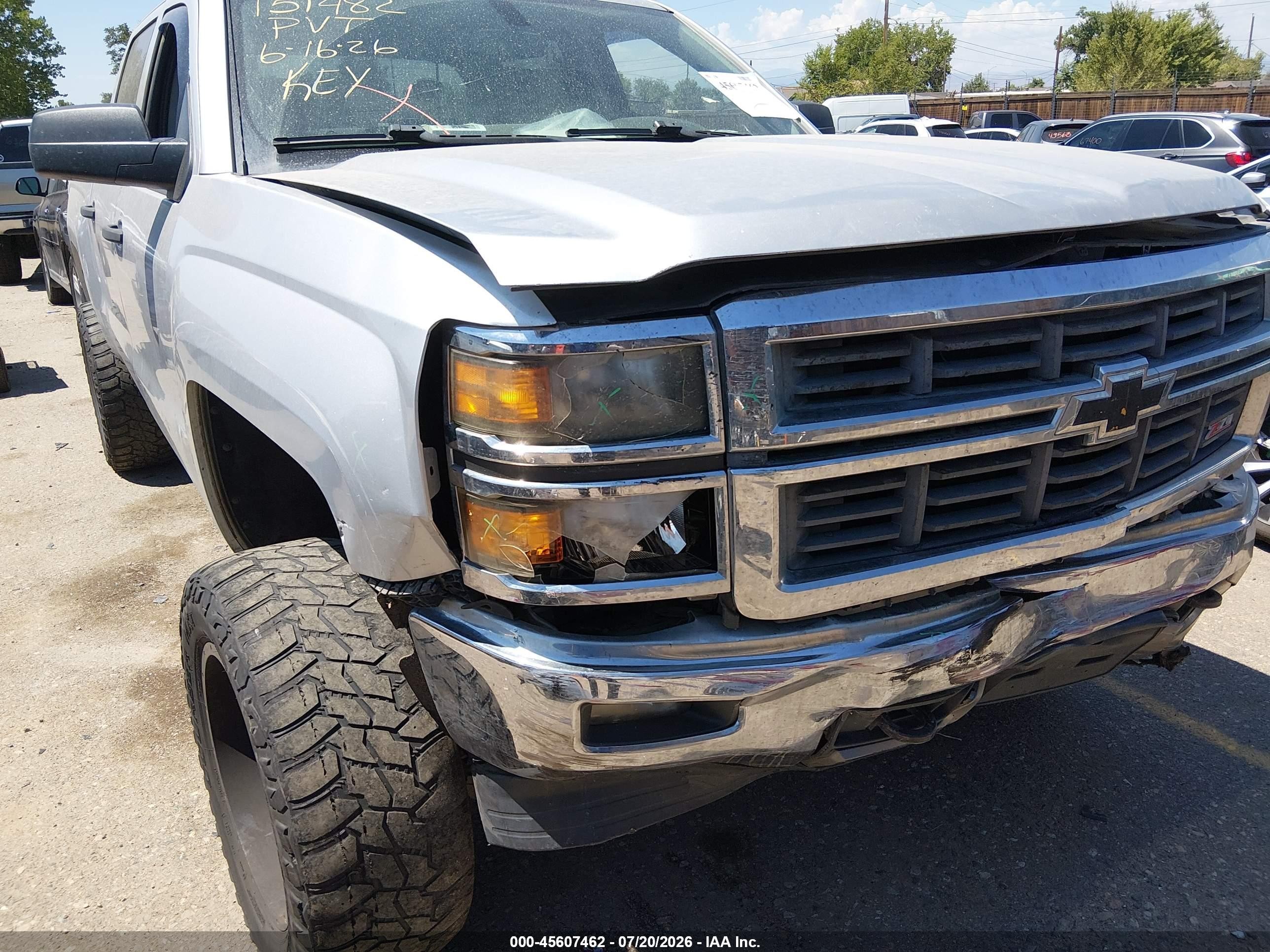 2014 Chevrolet Silverado 1500 2lt White vin: 3GCUKREC0EG264129