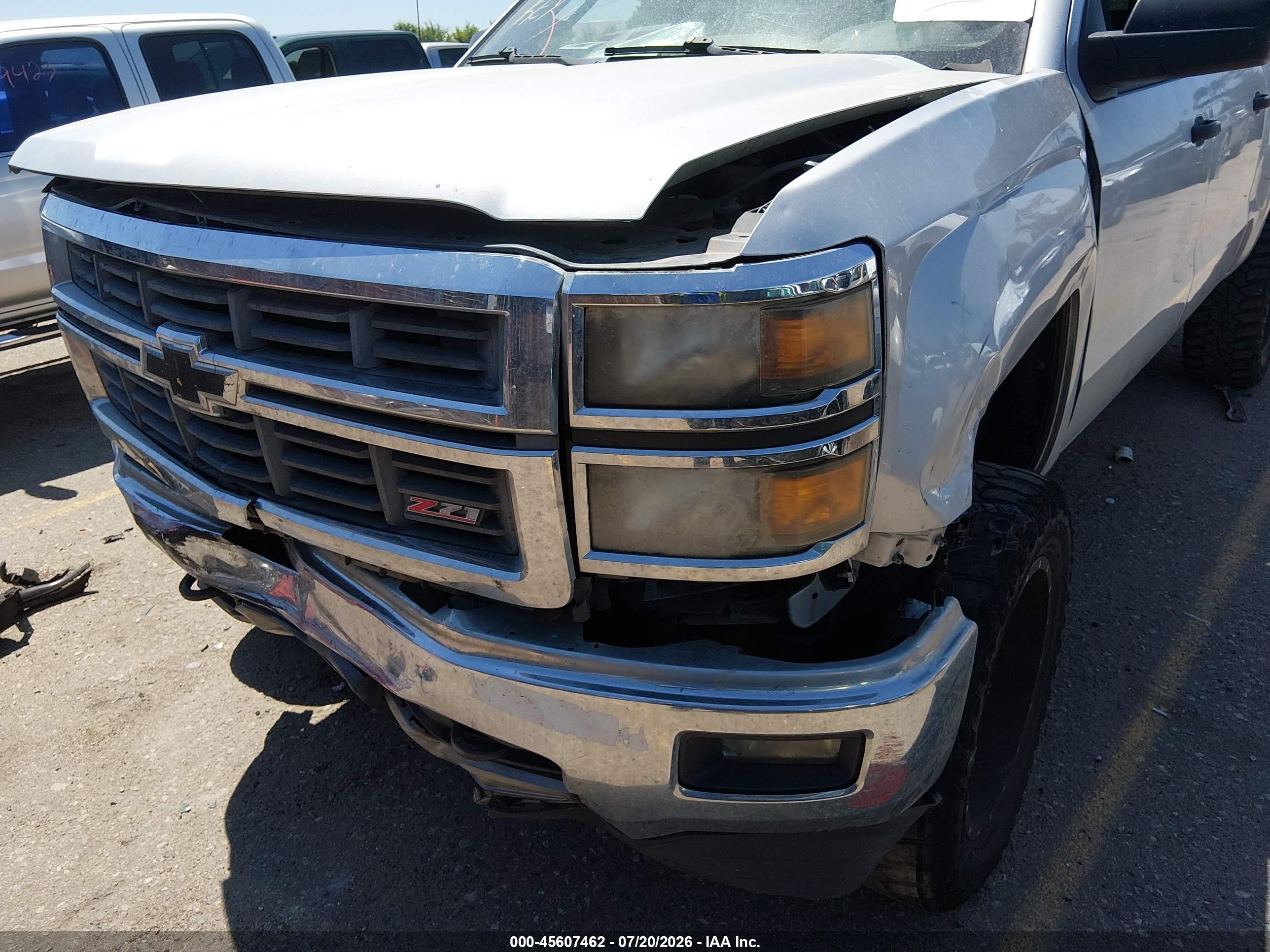 2014 Chevrolet Silverado 1500 2lt White vin: 3GCUKREC0EG264129