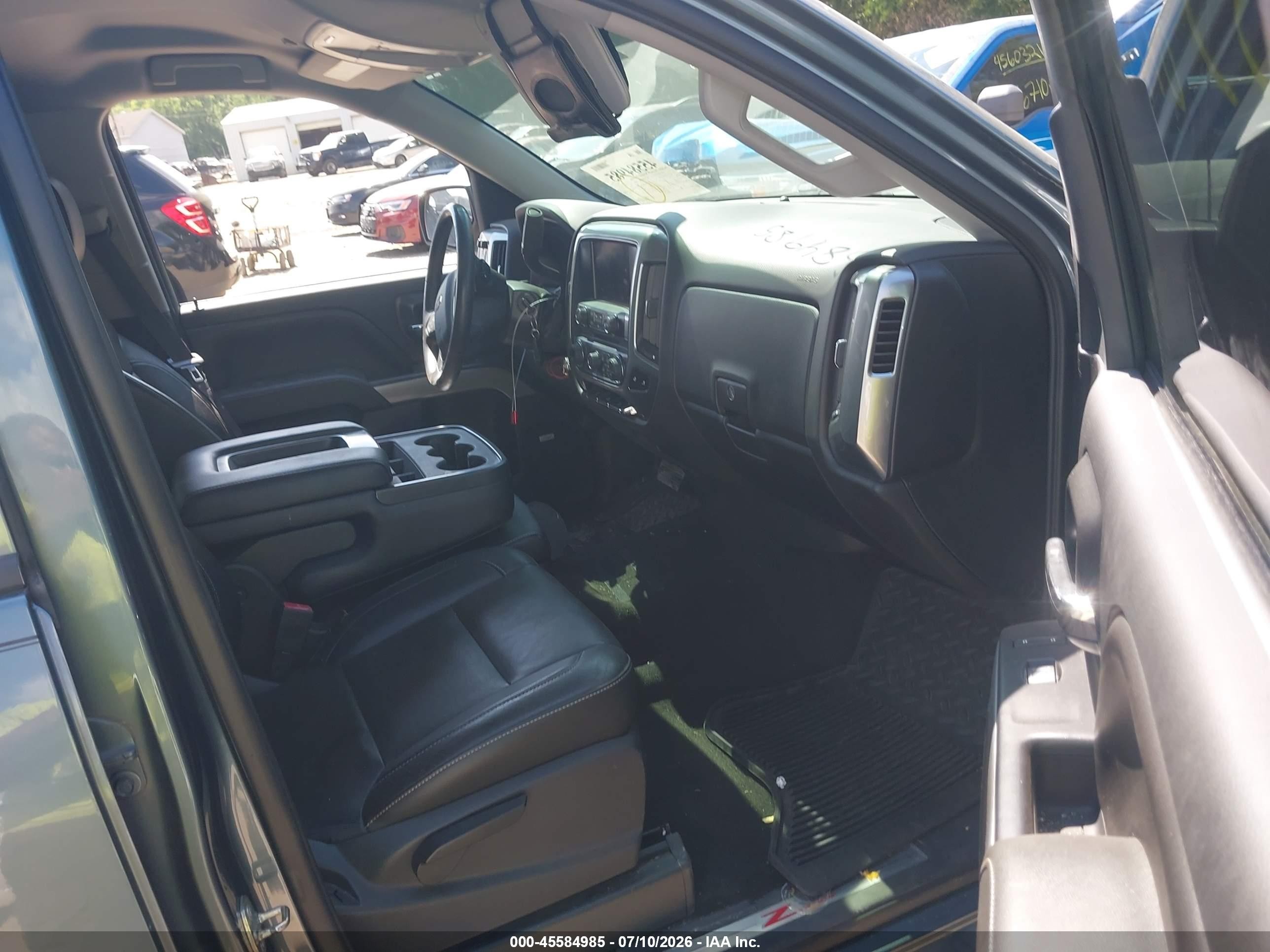 2014 Chevrolet Silverado 1500 Lt Blue vin: 3GCUKREC0EG281738