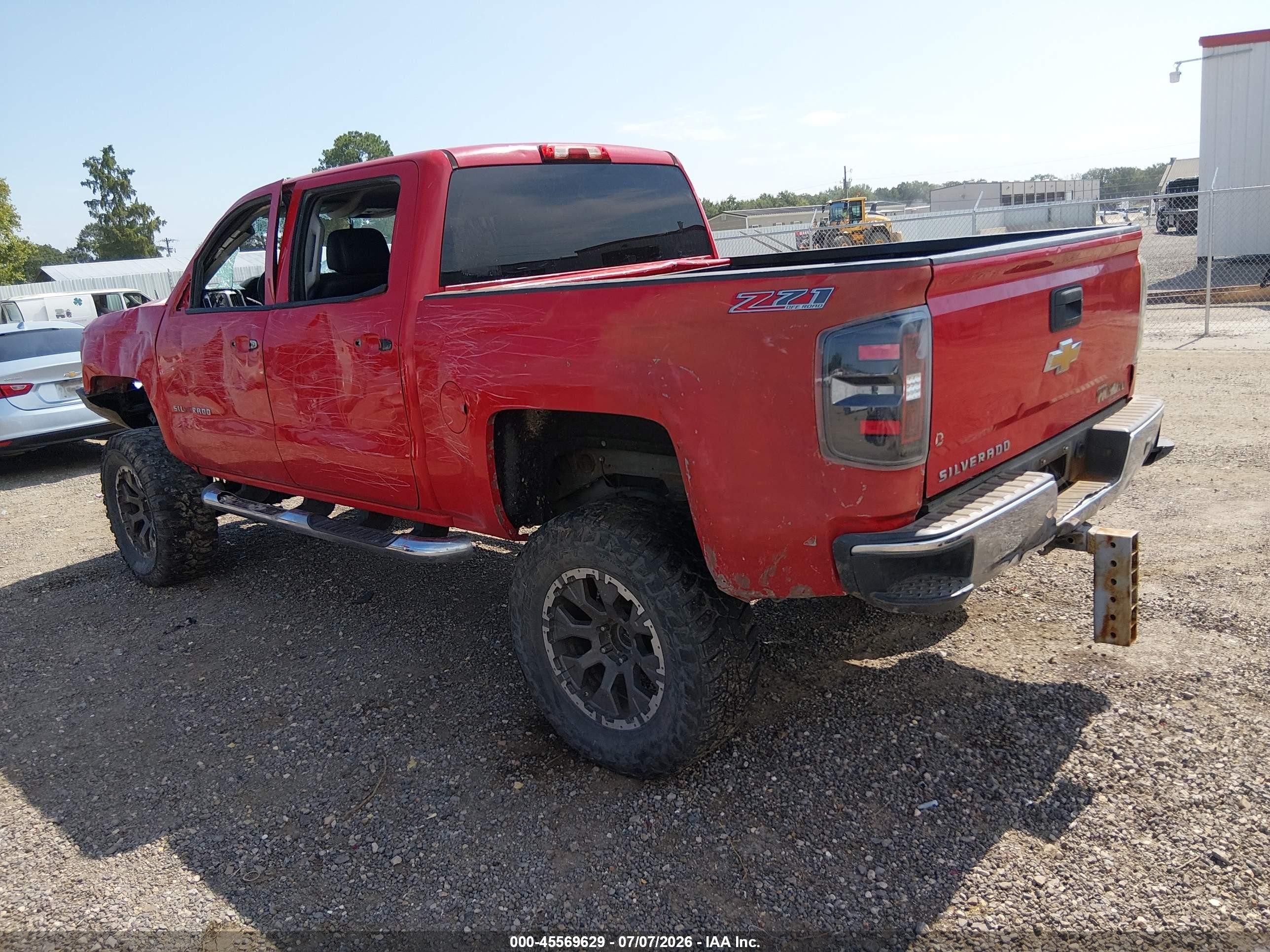 2014 Chevrolet Silverado 1500 Lt Red vin: 3GCUKREC0EG281965