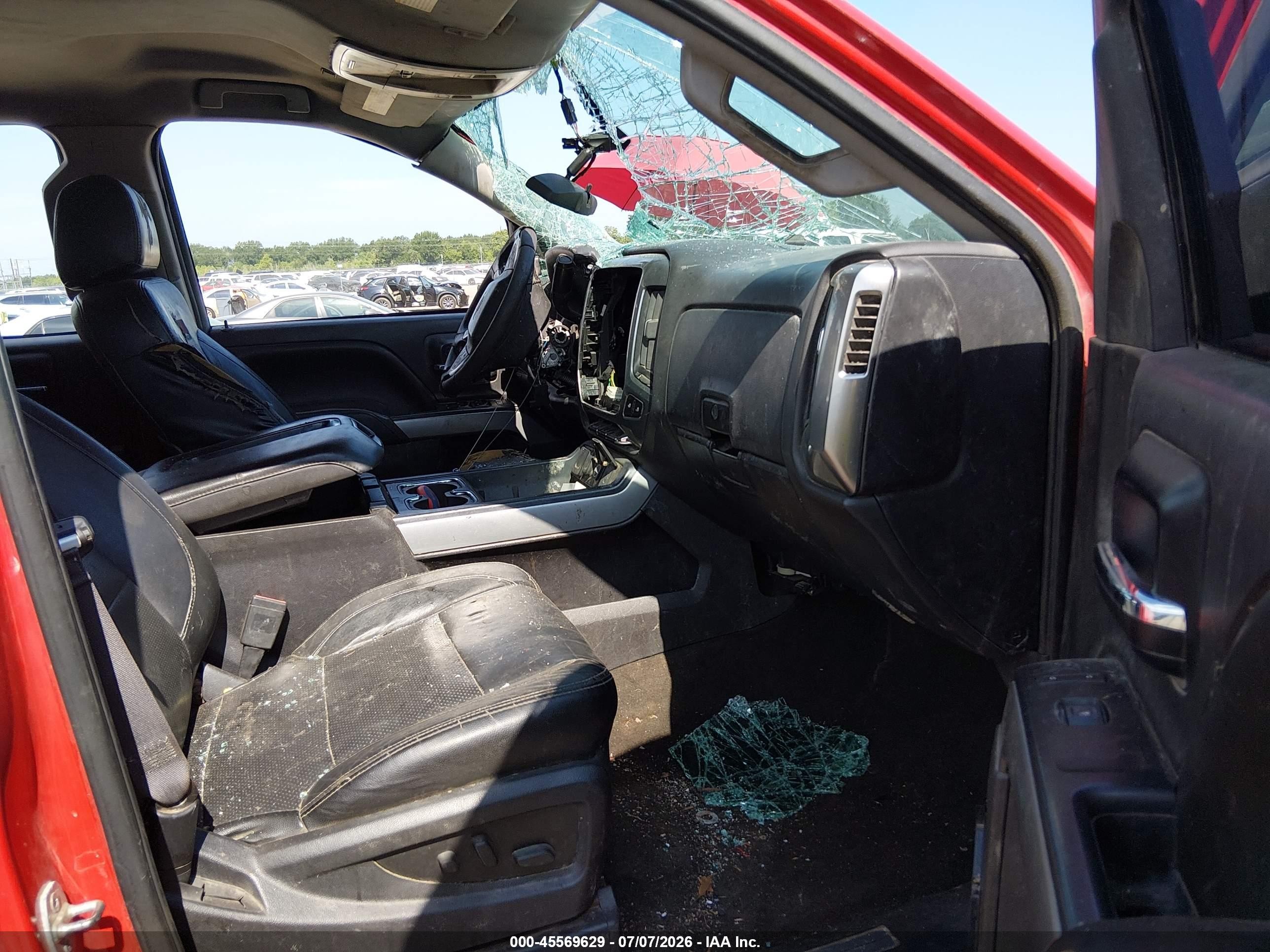2014 Chevrolet Silverado 1500 Lt Red vin: 3GCUKREC0EG281965