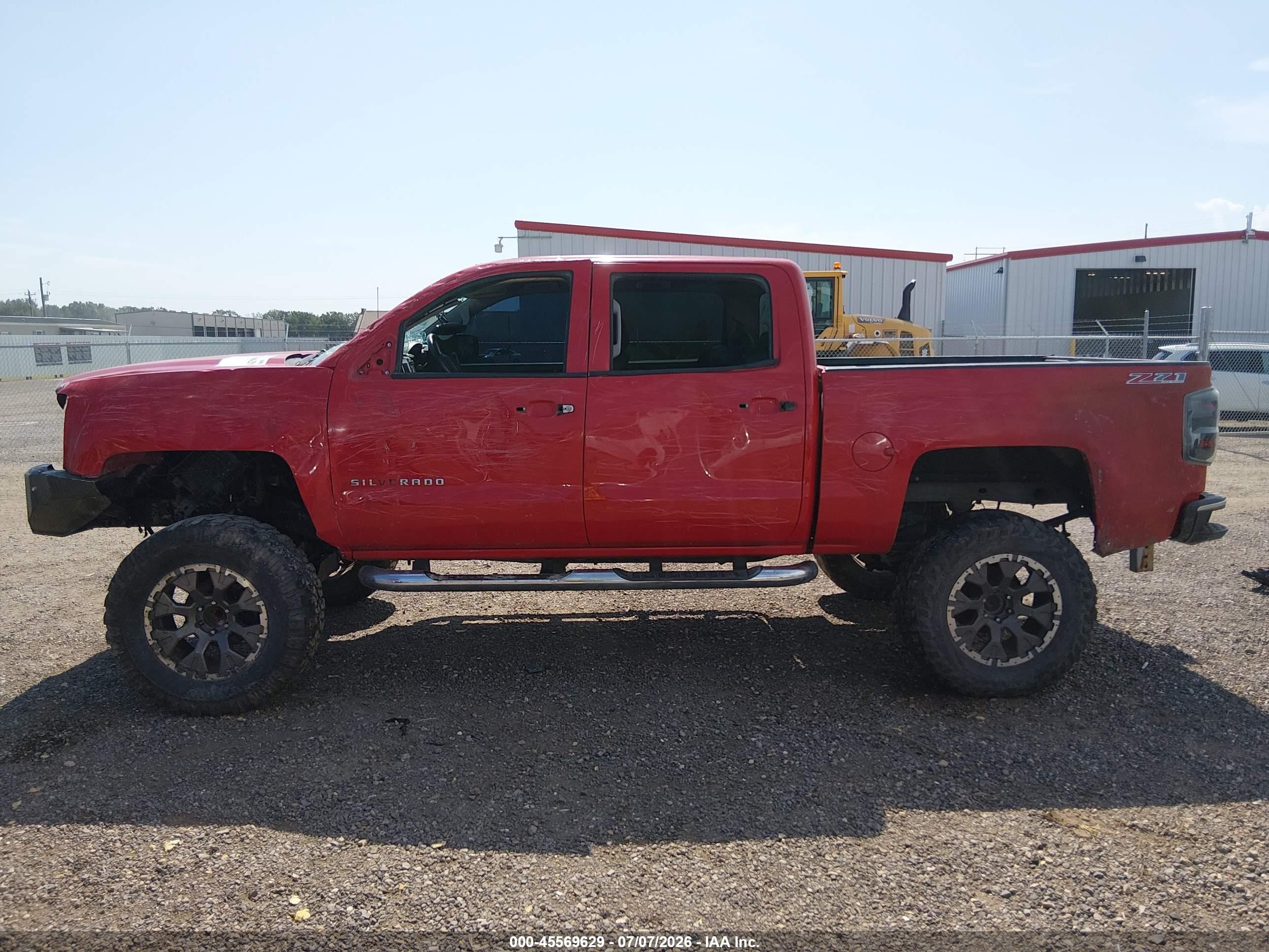 2014 Chevrolet Silverado 1500 Lt Red vin: 3GCUKREC0EG281965