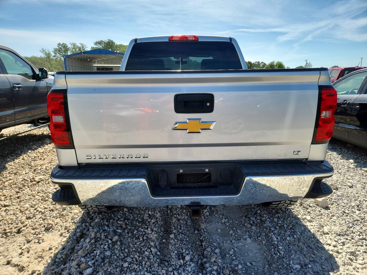 2014 Chevrolet Silverado K1500 Lt Silver vin: 3GCUKREC0EG356289