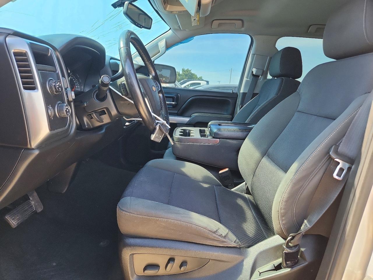 2014 Chevrolet Silverado K1500 Lt Silver vin: 3GCUKREC0EG356289