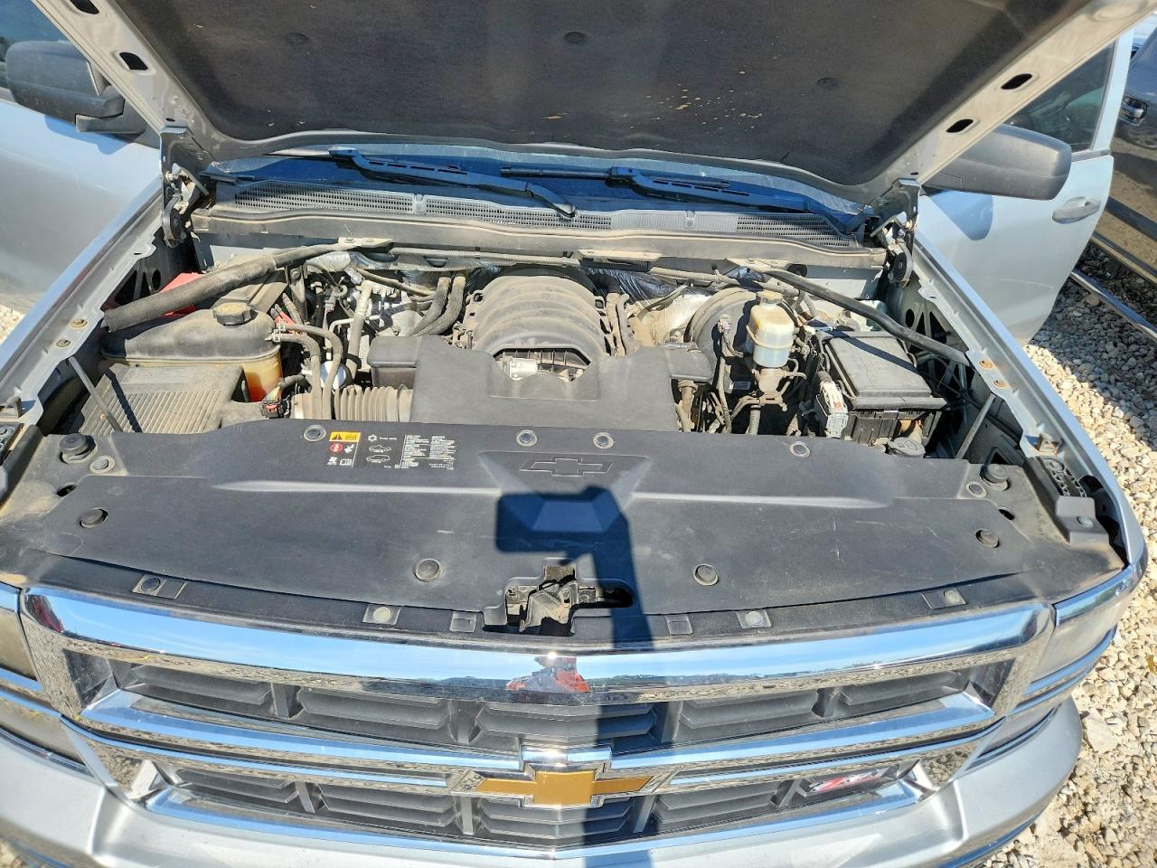 2014 Chevrolet Silverado K1500 Lt Silver vin: 3GCUKREC0EG356289