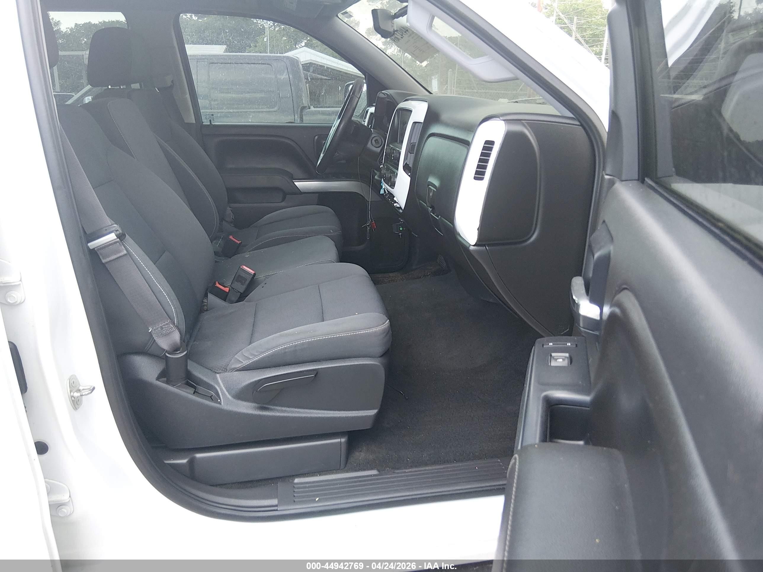 2014 Chevrolet Silverado 1500 1lt White vin: 3GCUKREC0EG367616
