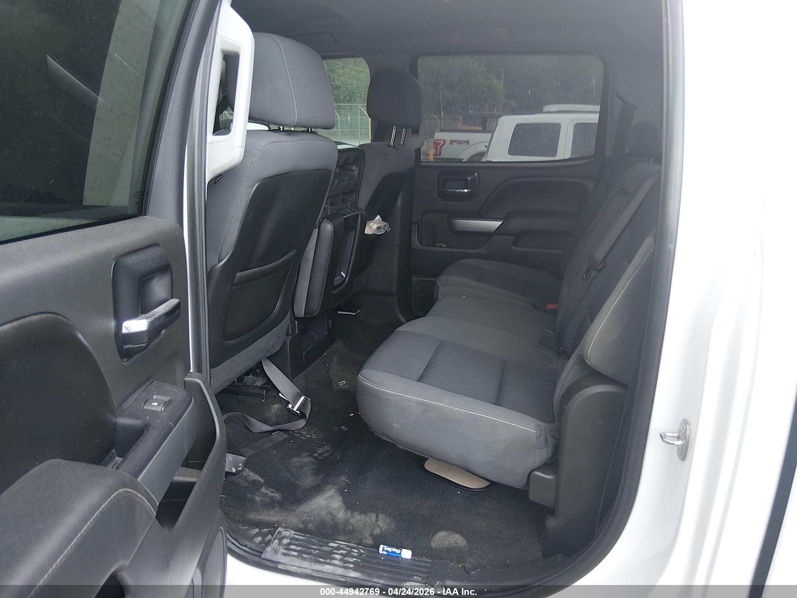 2014 Chevrolet Silverado 1500 1lt White vin: 3GCUKREC0EG367616