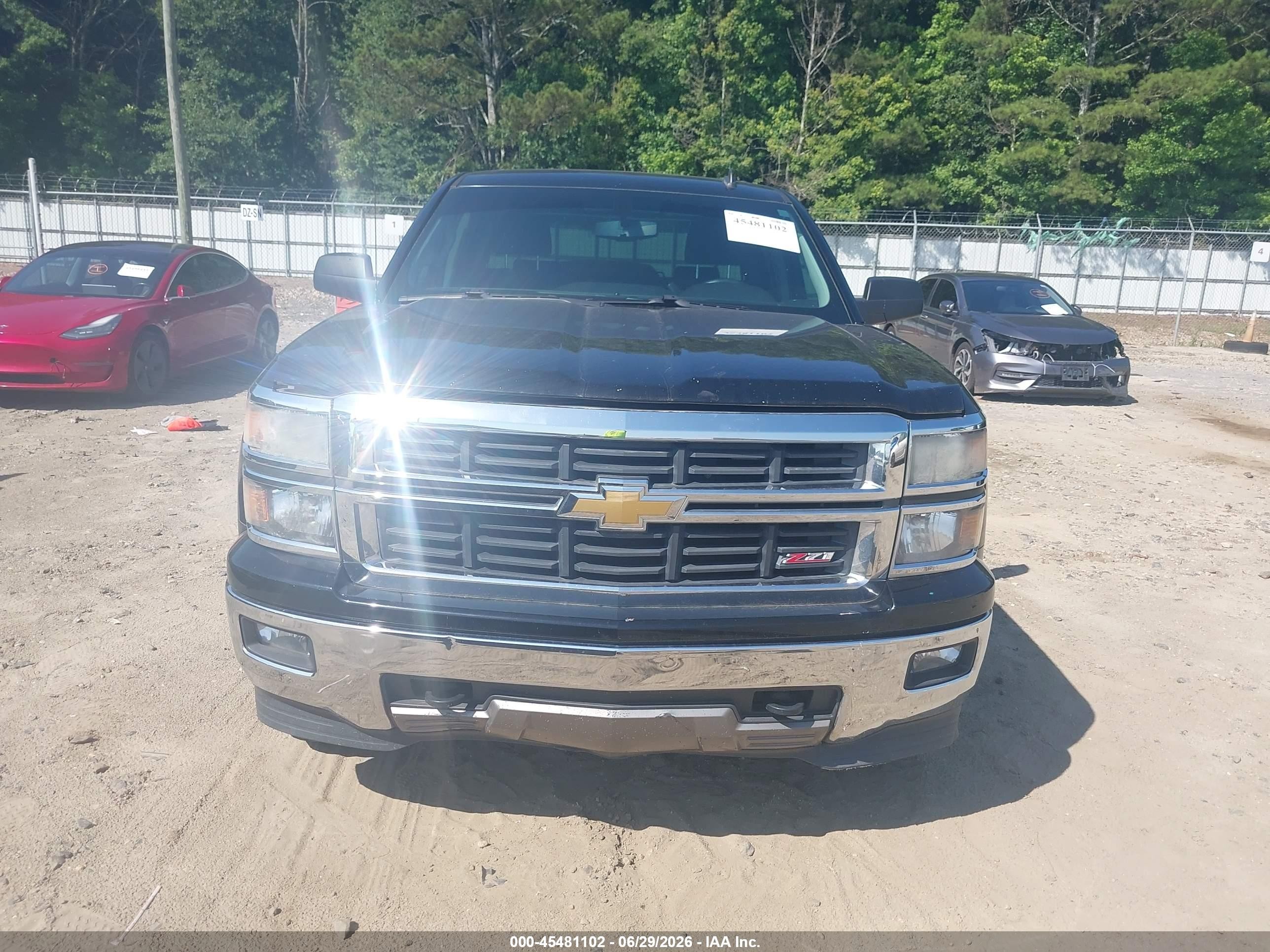2014 Chevrolet Silverado 1500 Lt Black vin: 3GCUKREC0EG392273