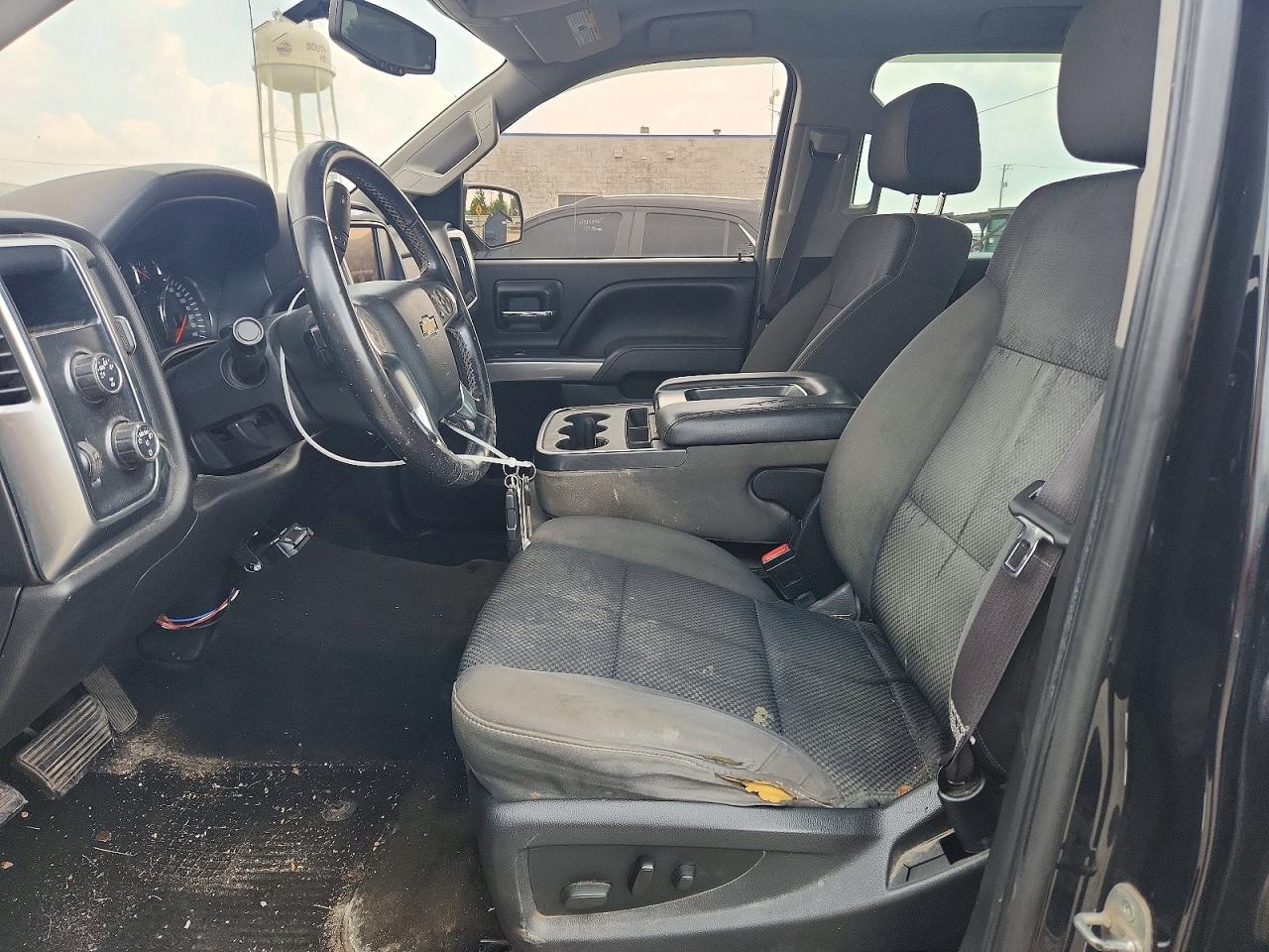 2014 Chevrolet Silverado K1500 Lt Black vin: 3GCUKREC0EG457395