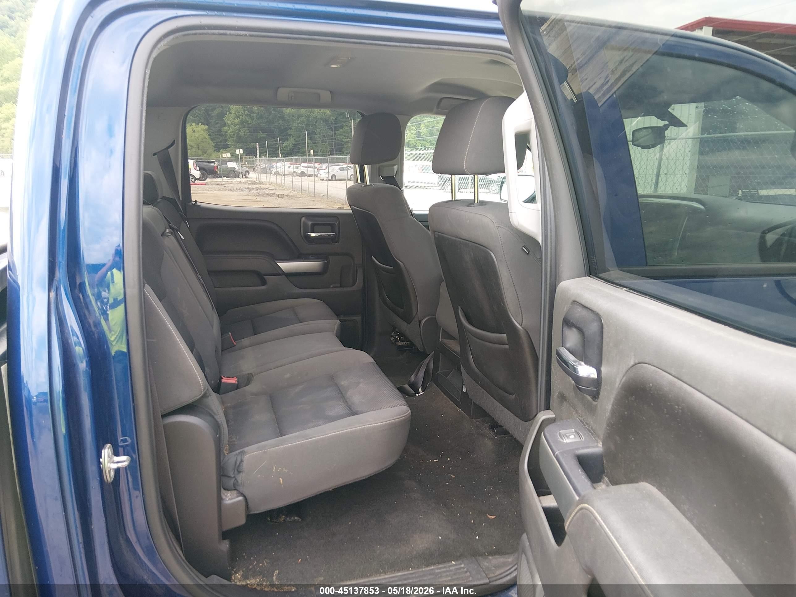 2014 Chevrolet Silverado 1500 1lt Blue vin: 3GCUKREC0EG481941