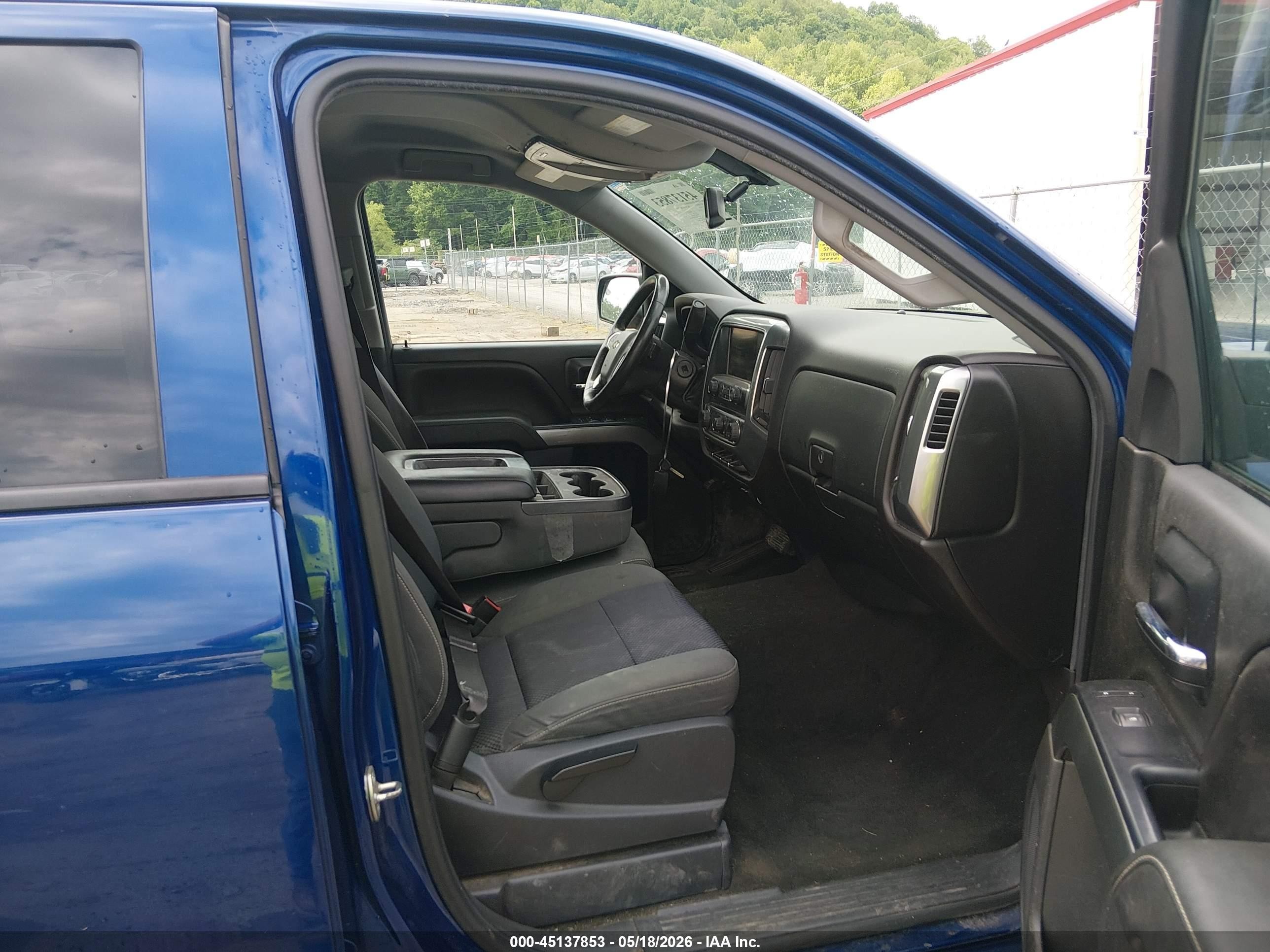 2014 Chevrolet Silverado 1500 1lt Blue vin: 3GCUKREC0EG481941