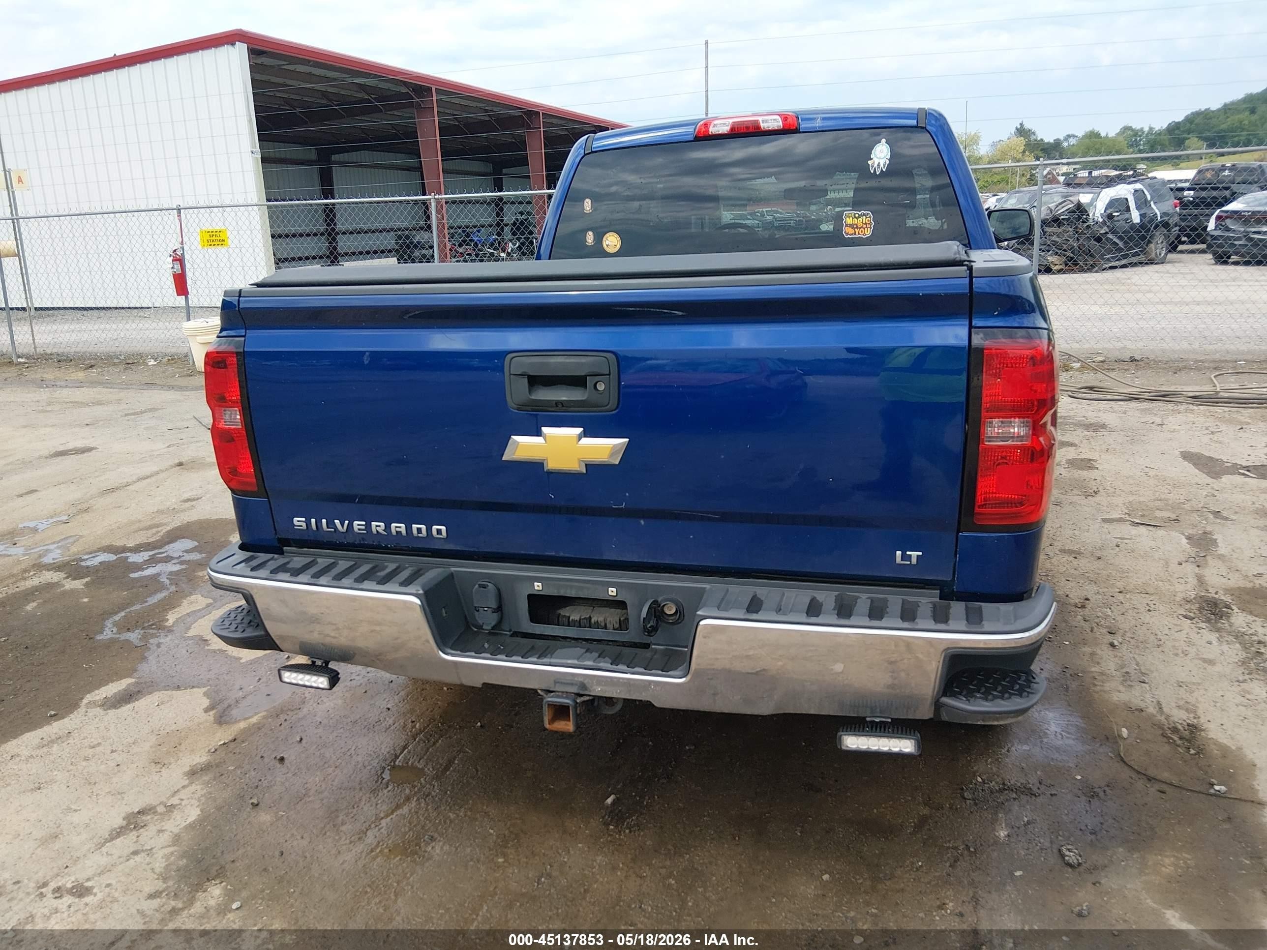 2014 Chevrolet Silverado 1500 1lt Blue vin: 3GCUKREC0EG481941