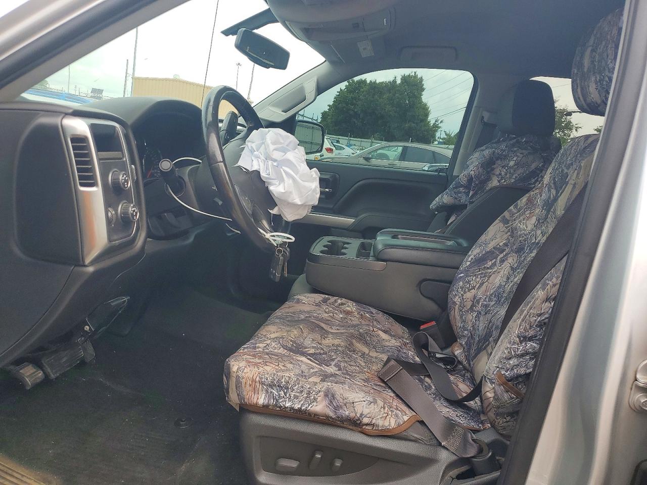 2014 Chevrolet Silverado K1500 Lt Silver vin: 3GCUKREC0EG485794