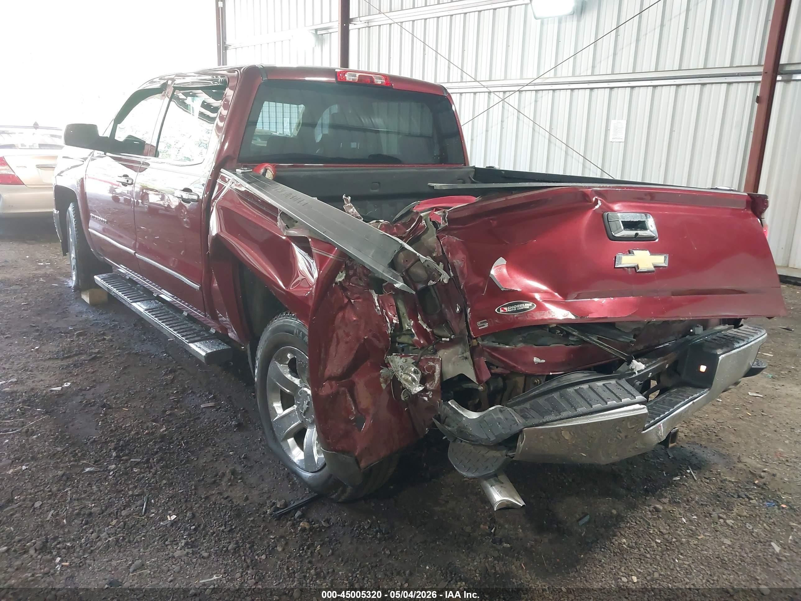 2014 Chevrolet Silverado 1500 2lt Burgundy vin: 3GCUKREC0EG559585