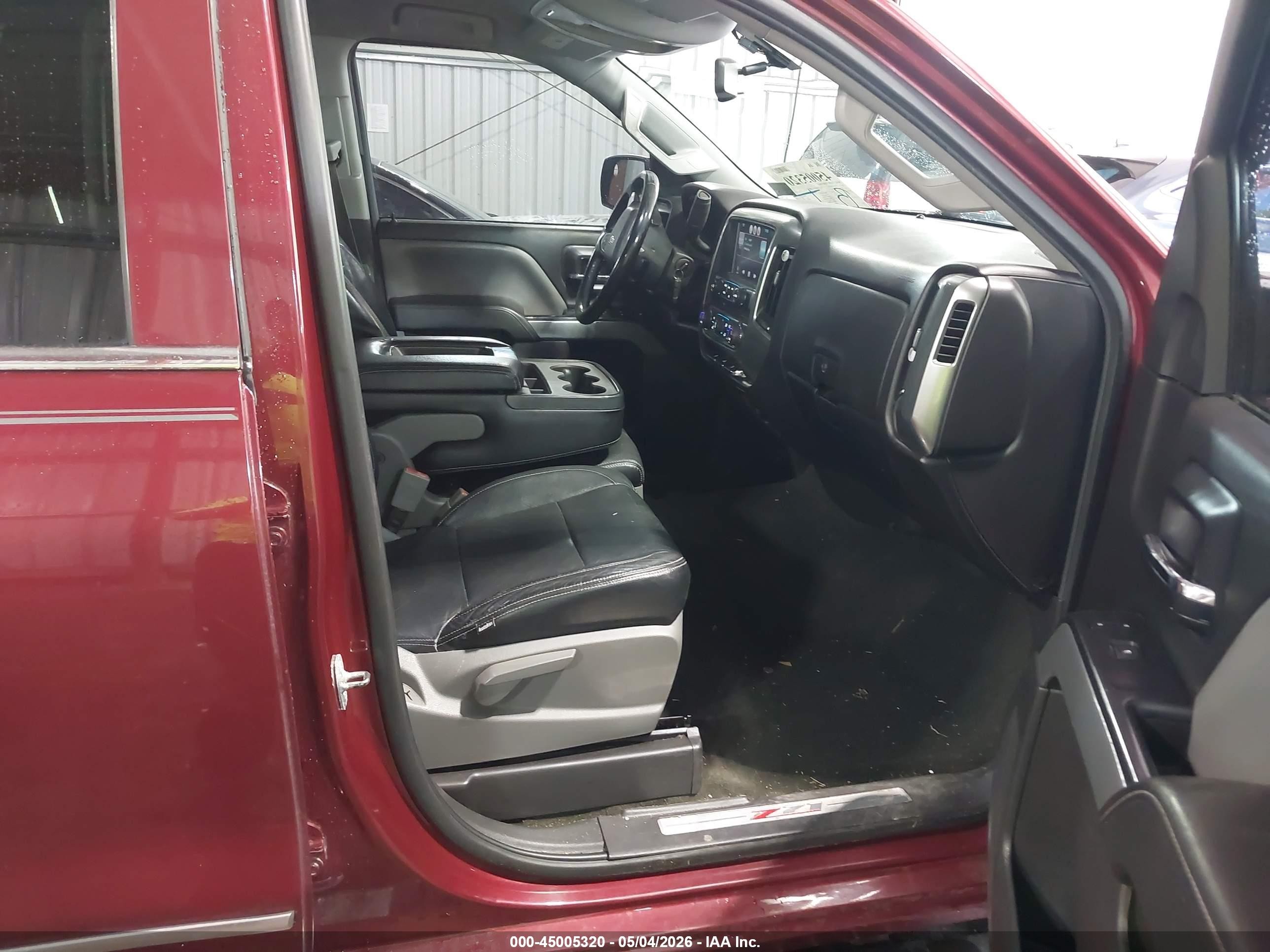 2014 Chevrolet Silverado 1500 2lt Burgundy vin: 3GCUKREC0EG559585