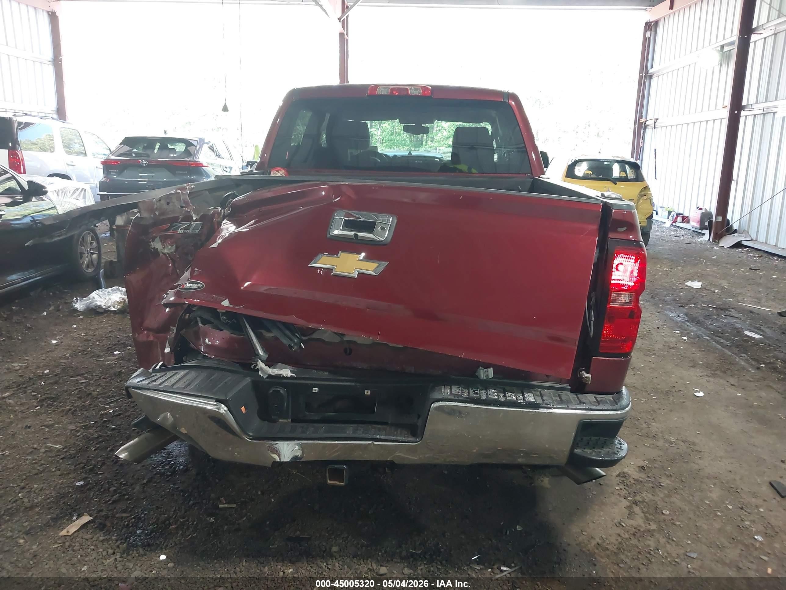 2014 Chevrolet Silverado 1500 2lt Burgundy vin: 3GCUKREC0EG559585