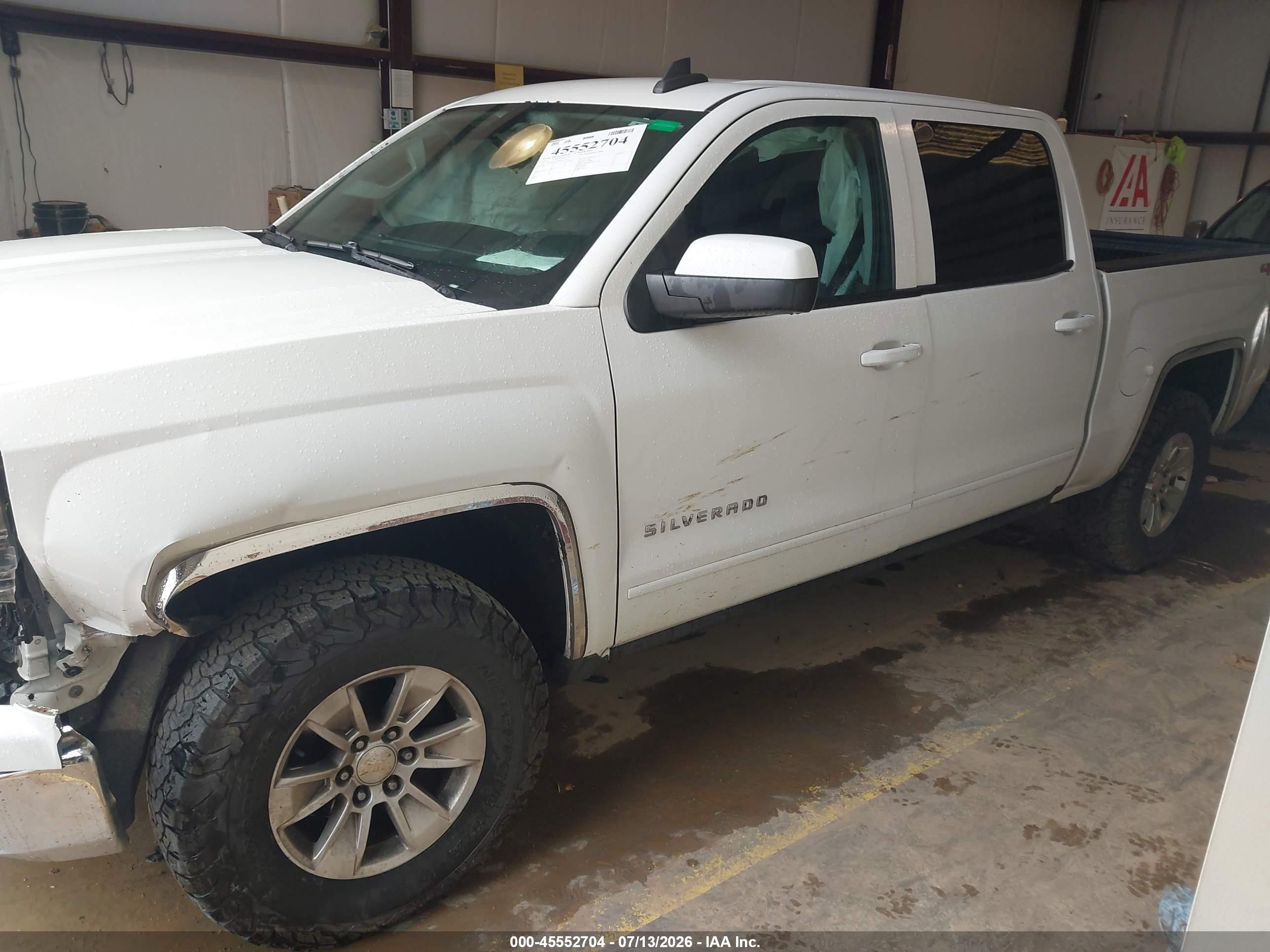 2015 Chevrolet Silverado 1500 Lt White vin: 3GCUKREC0FG113485
