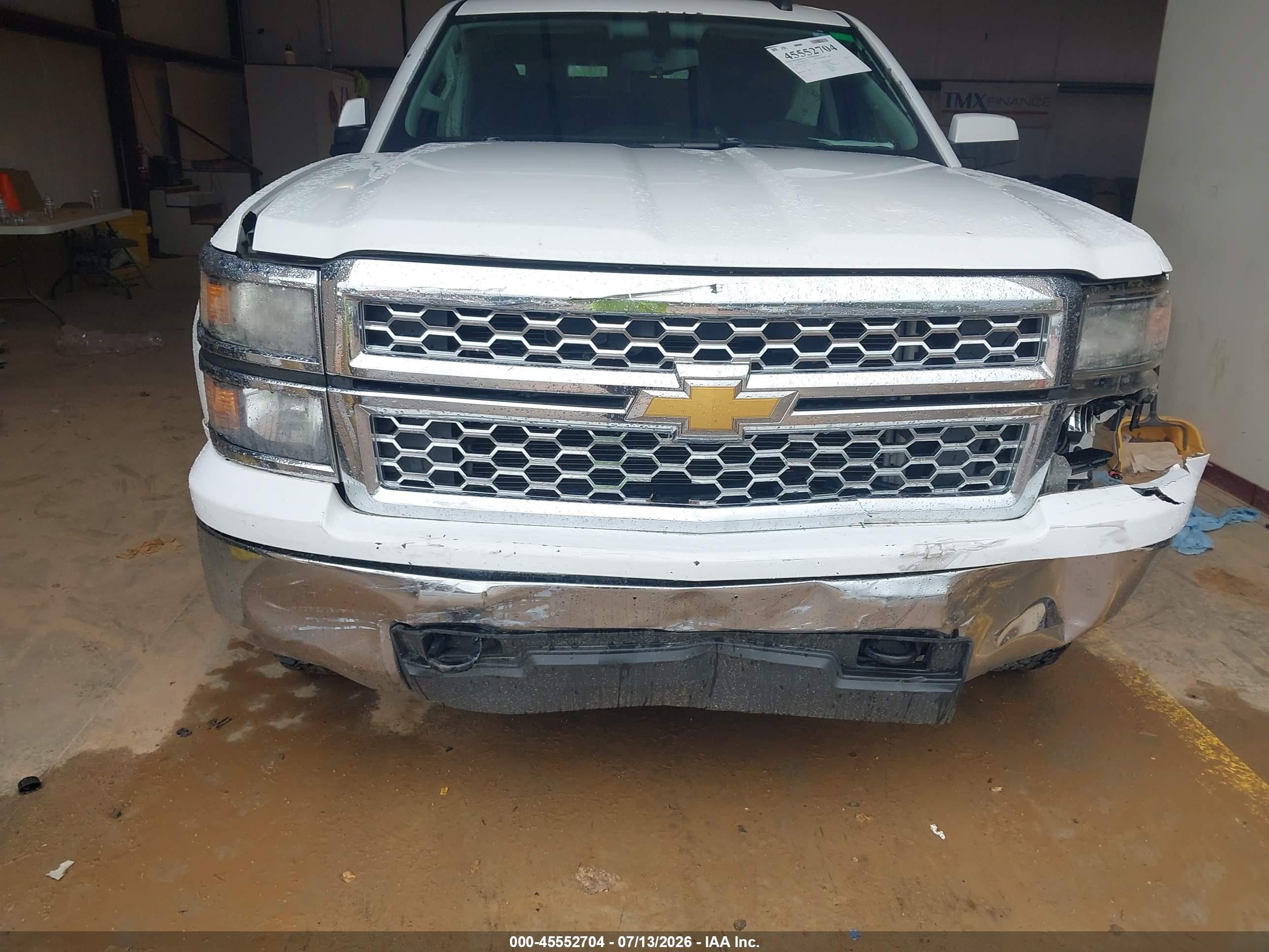 2015 Chevrolet Silverado 1500 Lt White vin: 3GCUKREC0FG113485