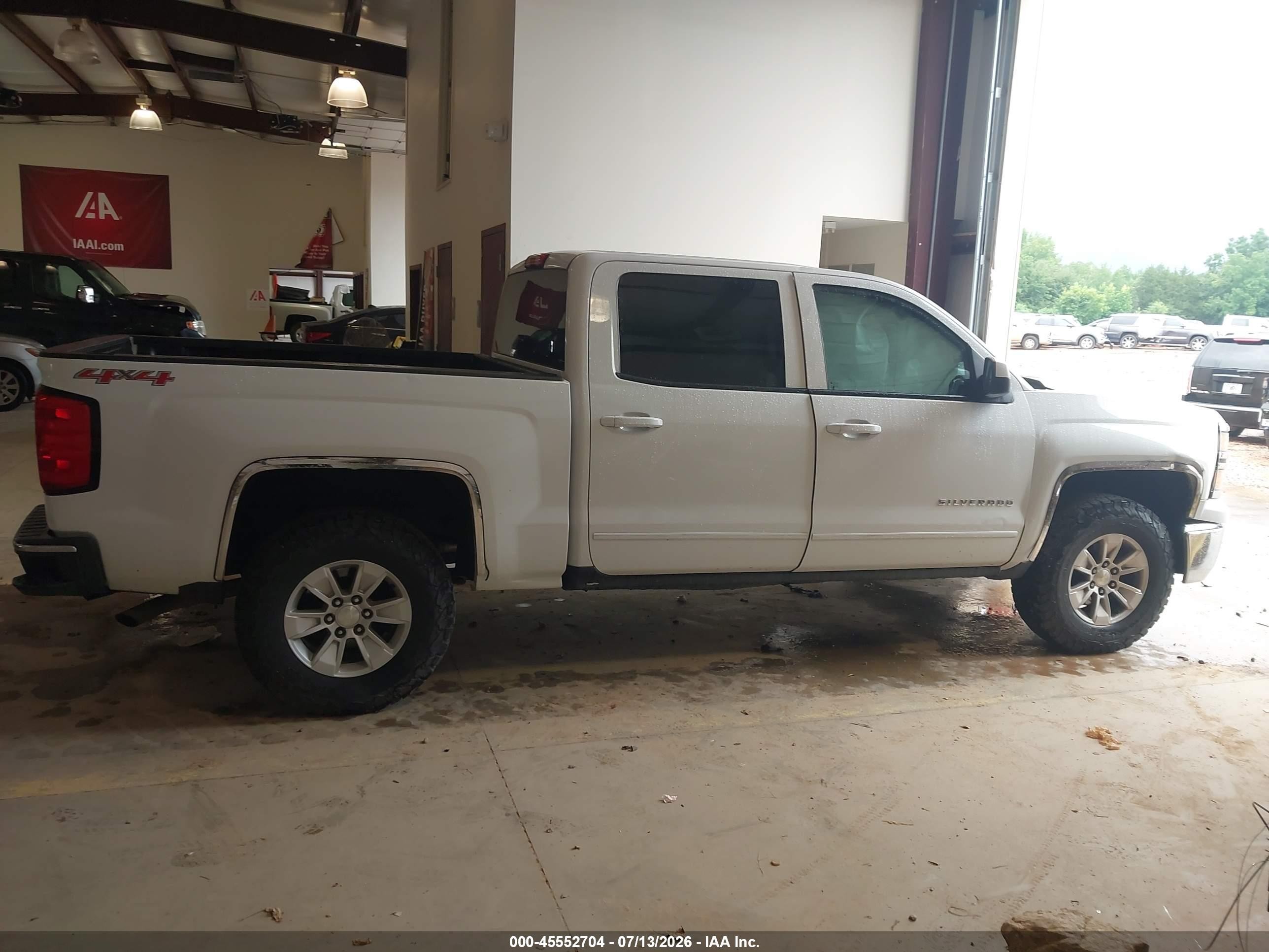 2015 Chevrolet Silverado 1500 Lt White vin: 3GCUKREC0FG113485