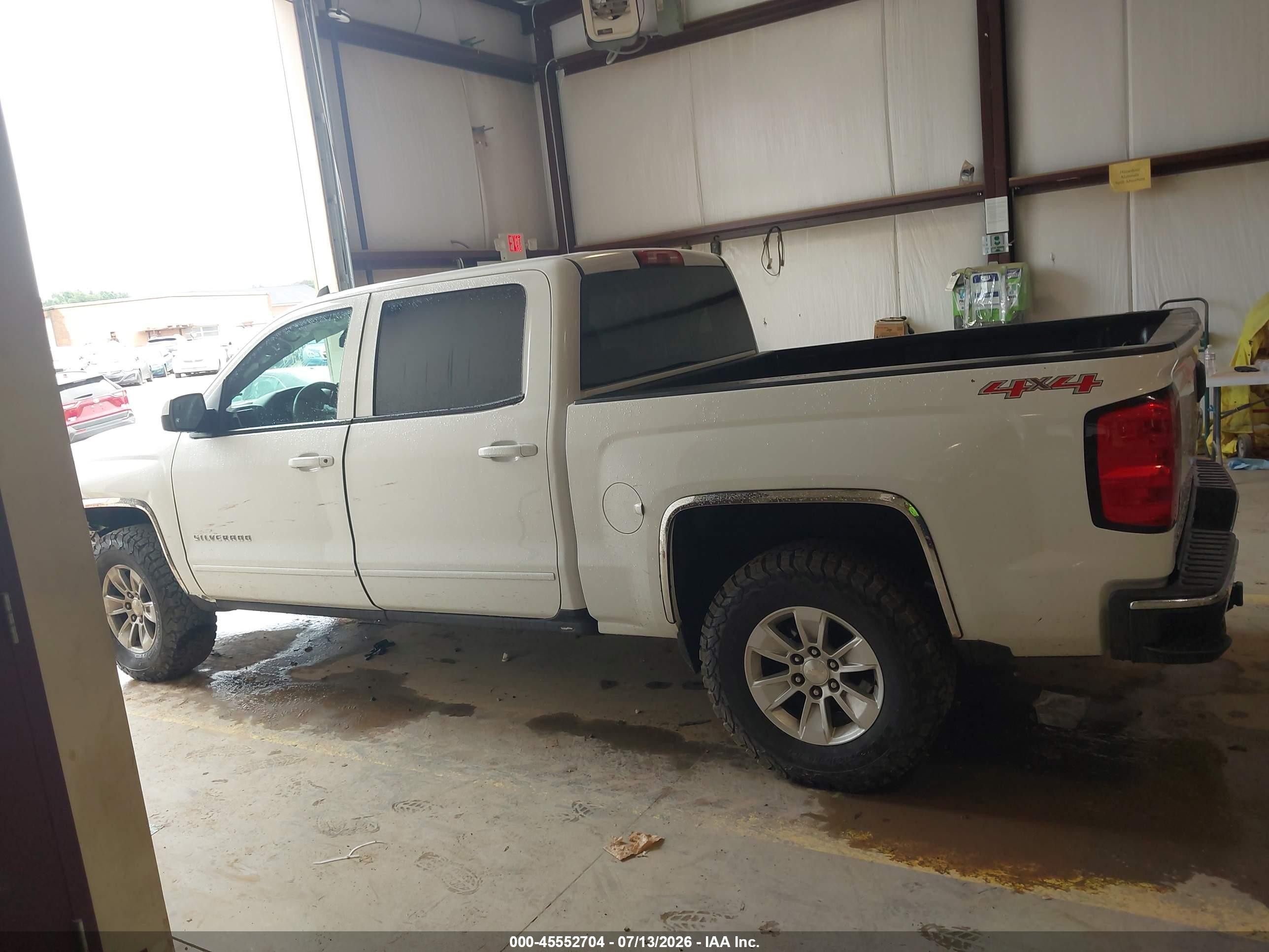 2015 Chevrolet Silverado 1500 Lt White vin: 3GCUKREC0FG113485