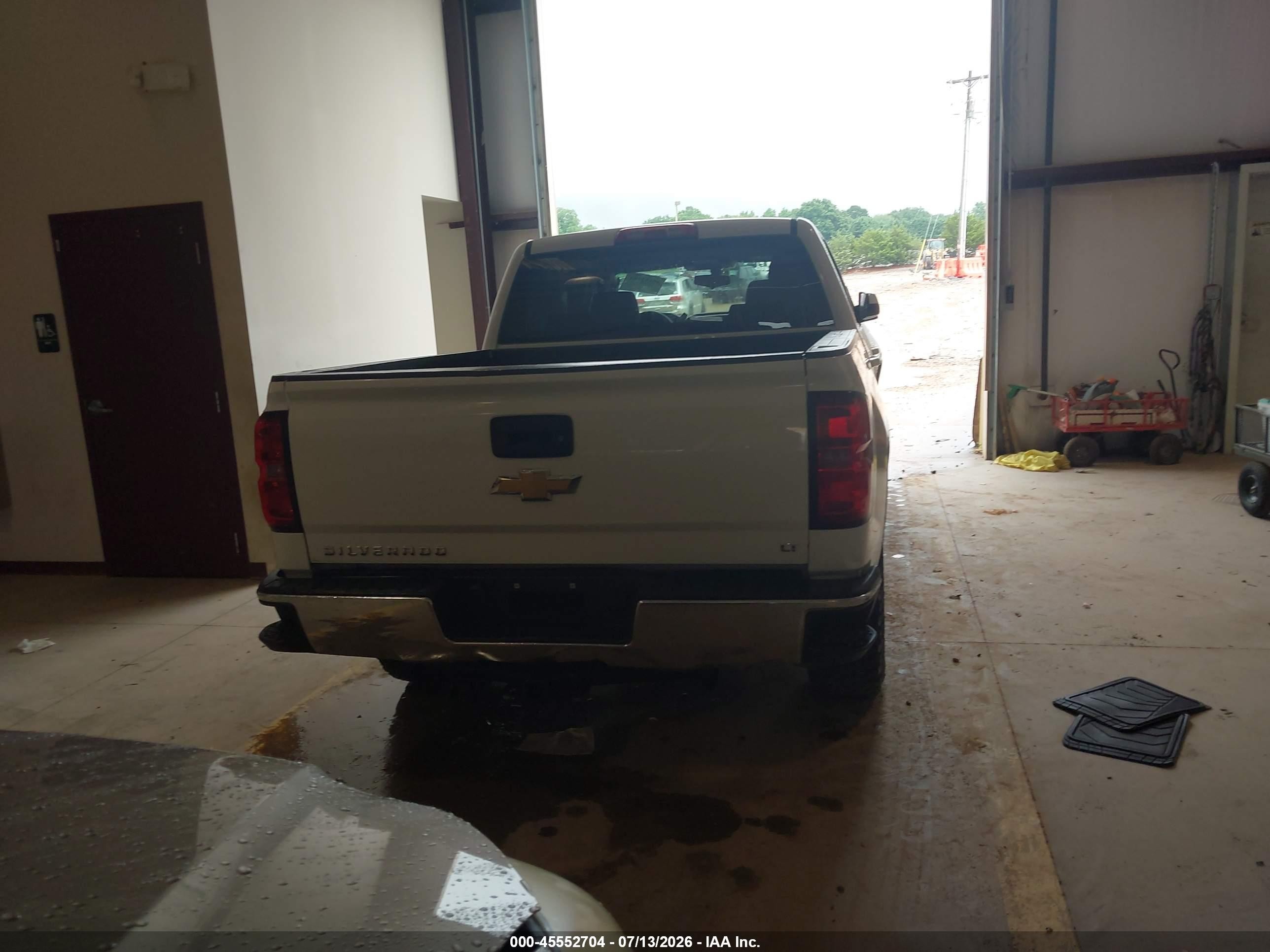 2015 Chevrolet Silverado 1500 Lt White vin: 3GCUKREC0FG113485